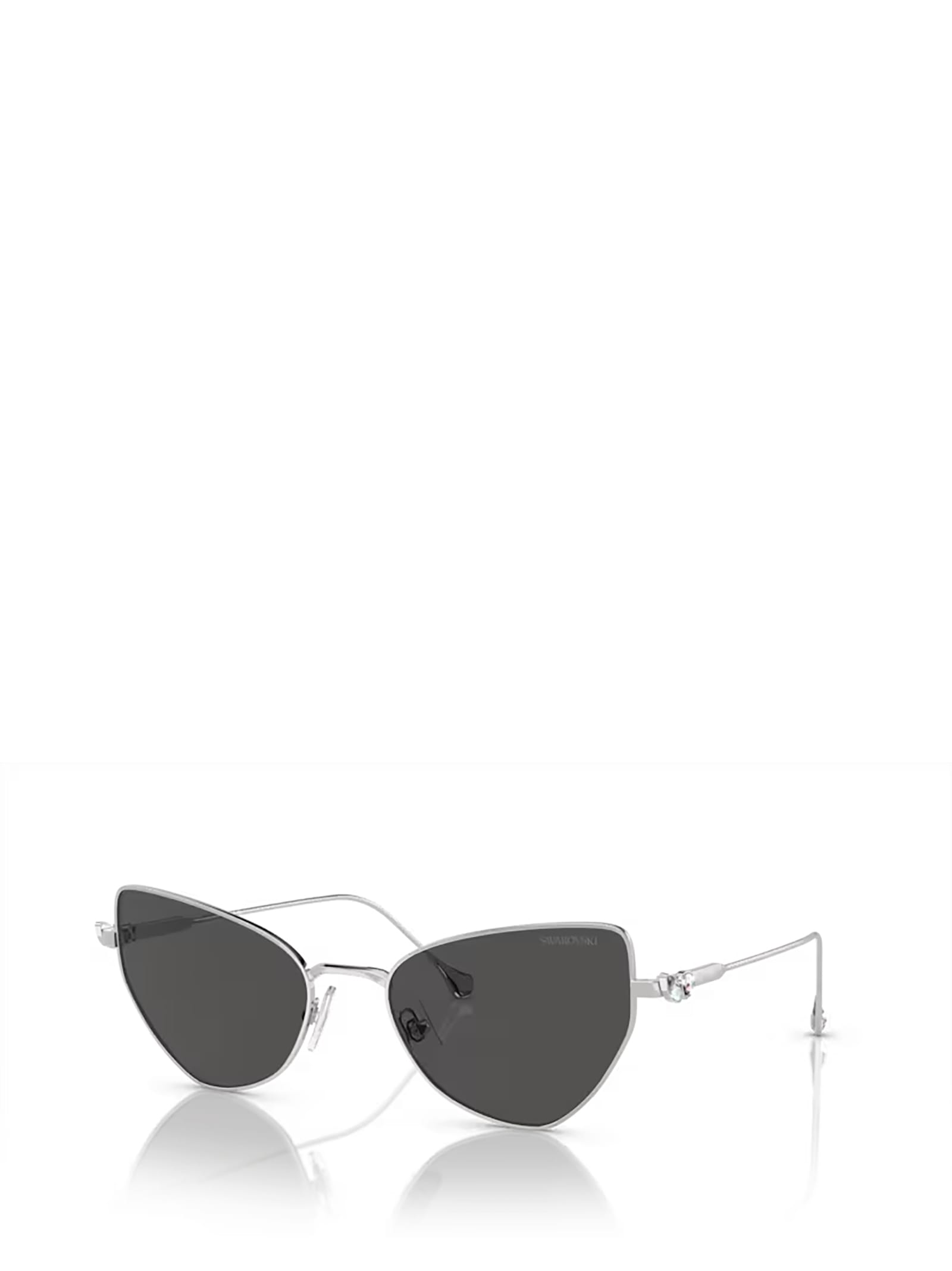 Shop Swarovski Sk7011 Silver Sunglasses