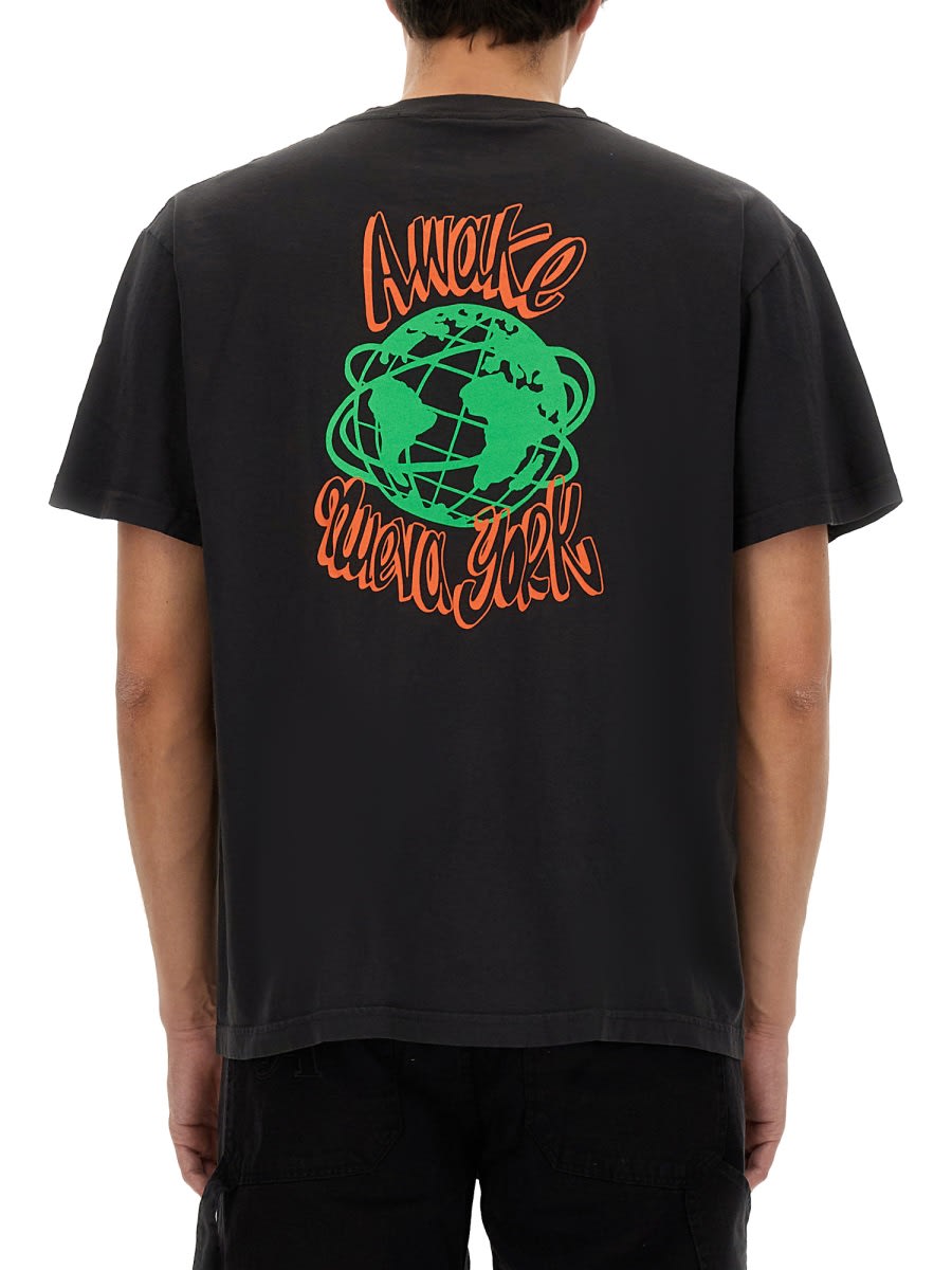 Shop Awake Ny Crawford T-shirt In Black