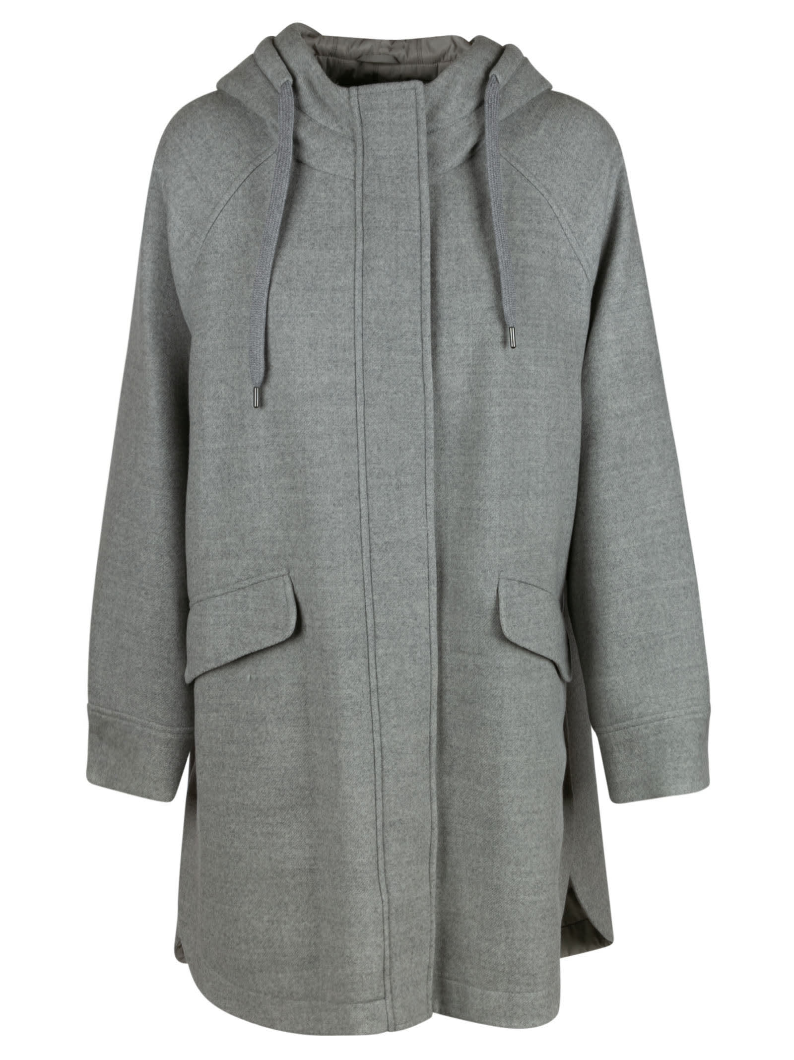 Brunello Cucinelli Oversize Hooded Coat