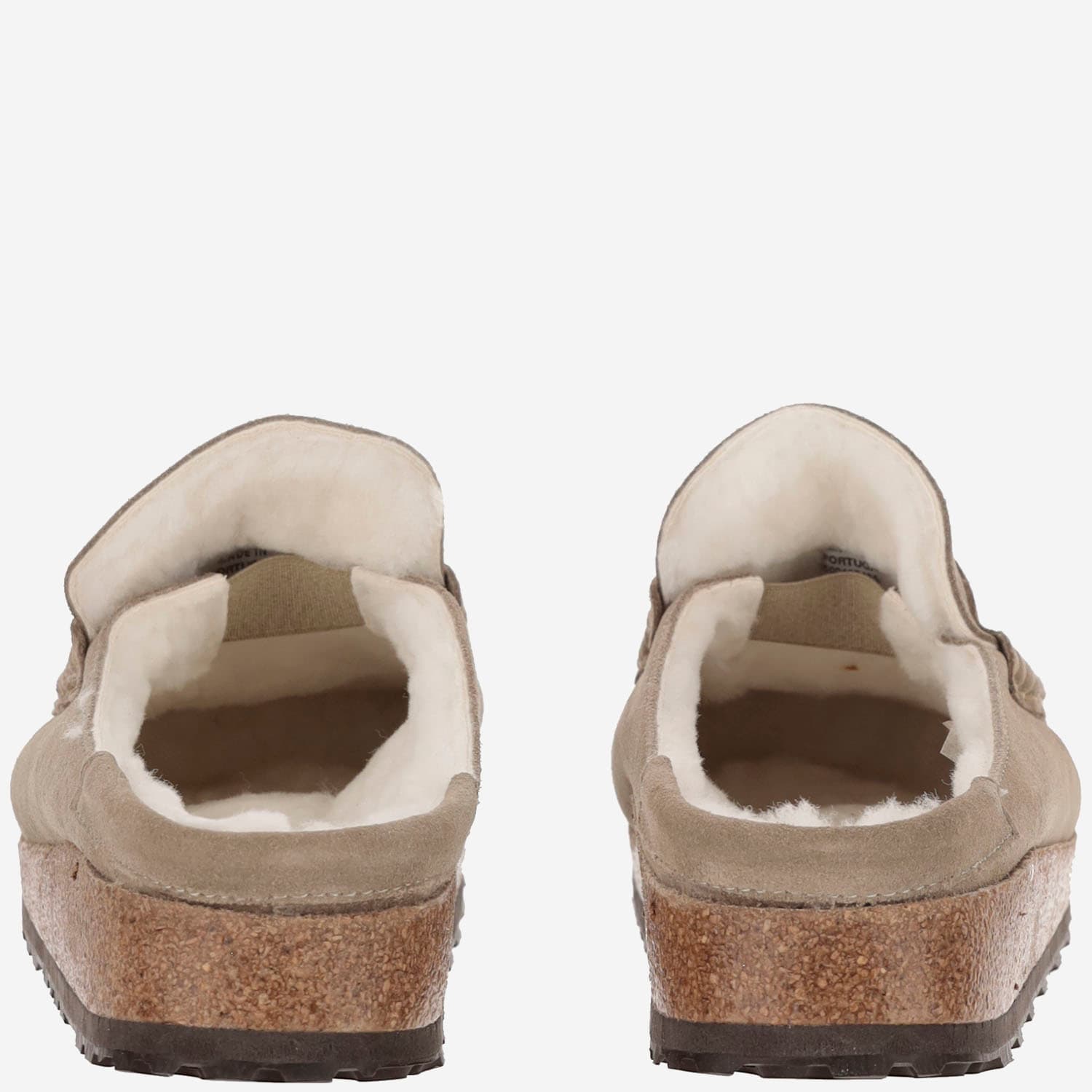 Shop Birkenstock Mules Naples In Beige