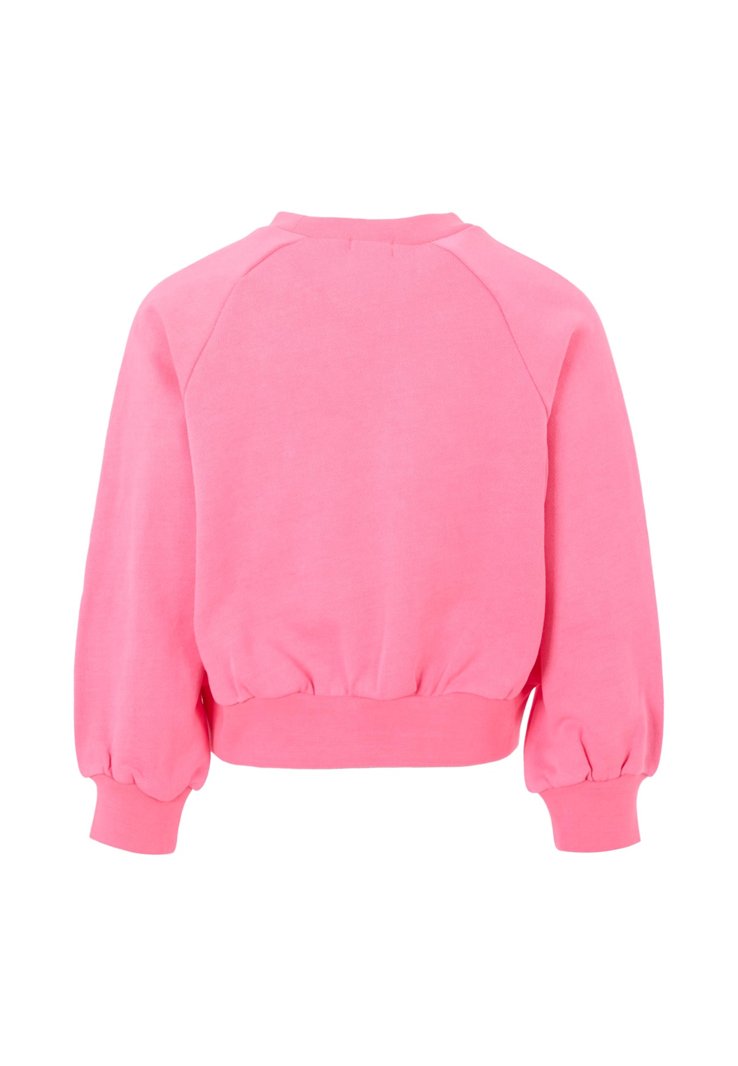 Billieblush Pink Sweatshirt For Girl With Hearts In Pink