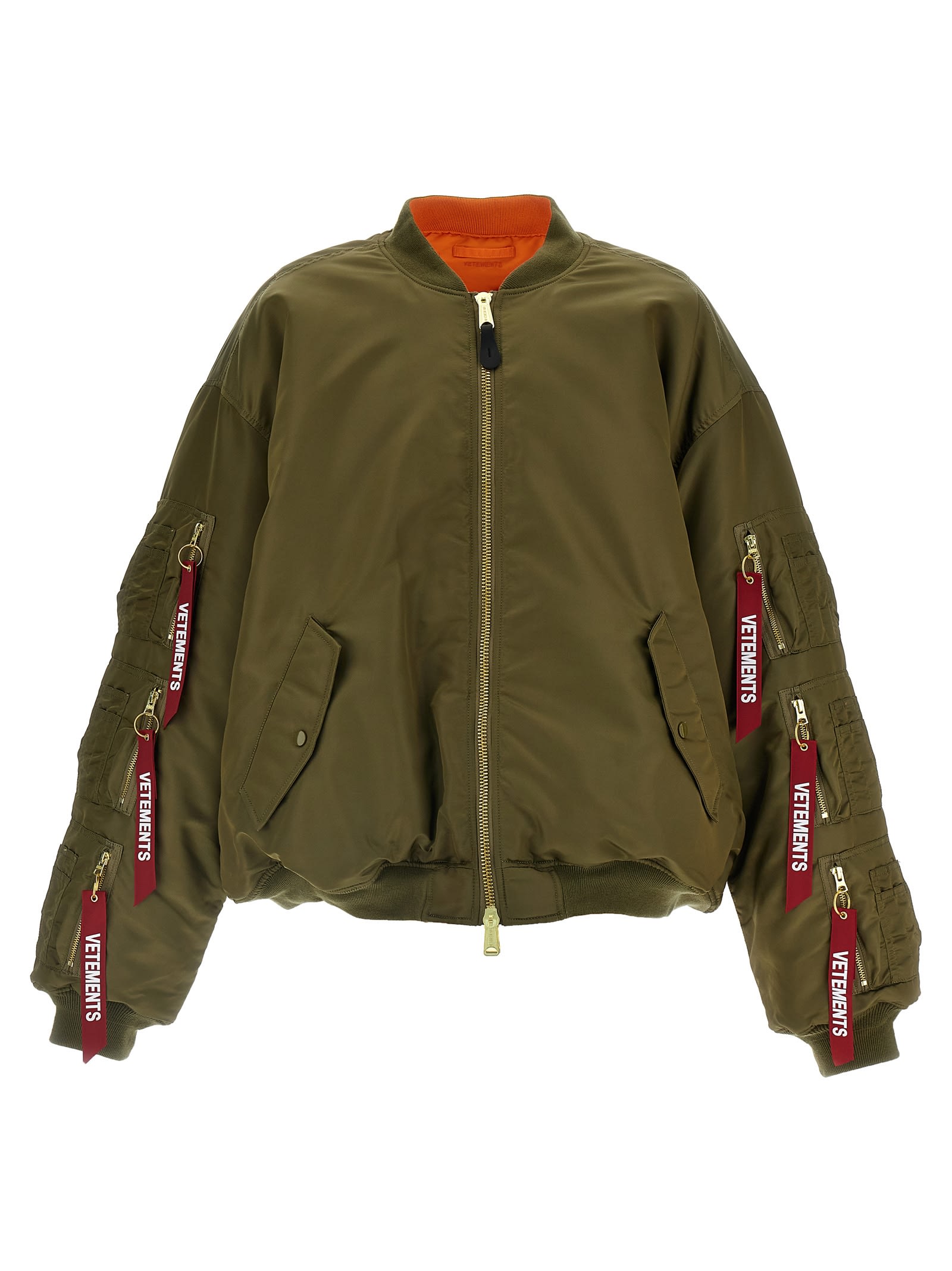 VETEMENTS ALPHA INDUSTRIES EDITION REVERSIBLE BOMBER JACKET