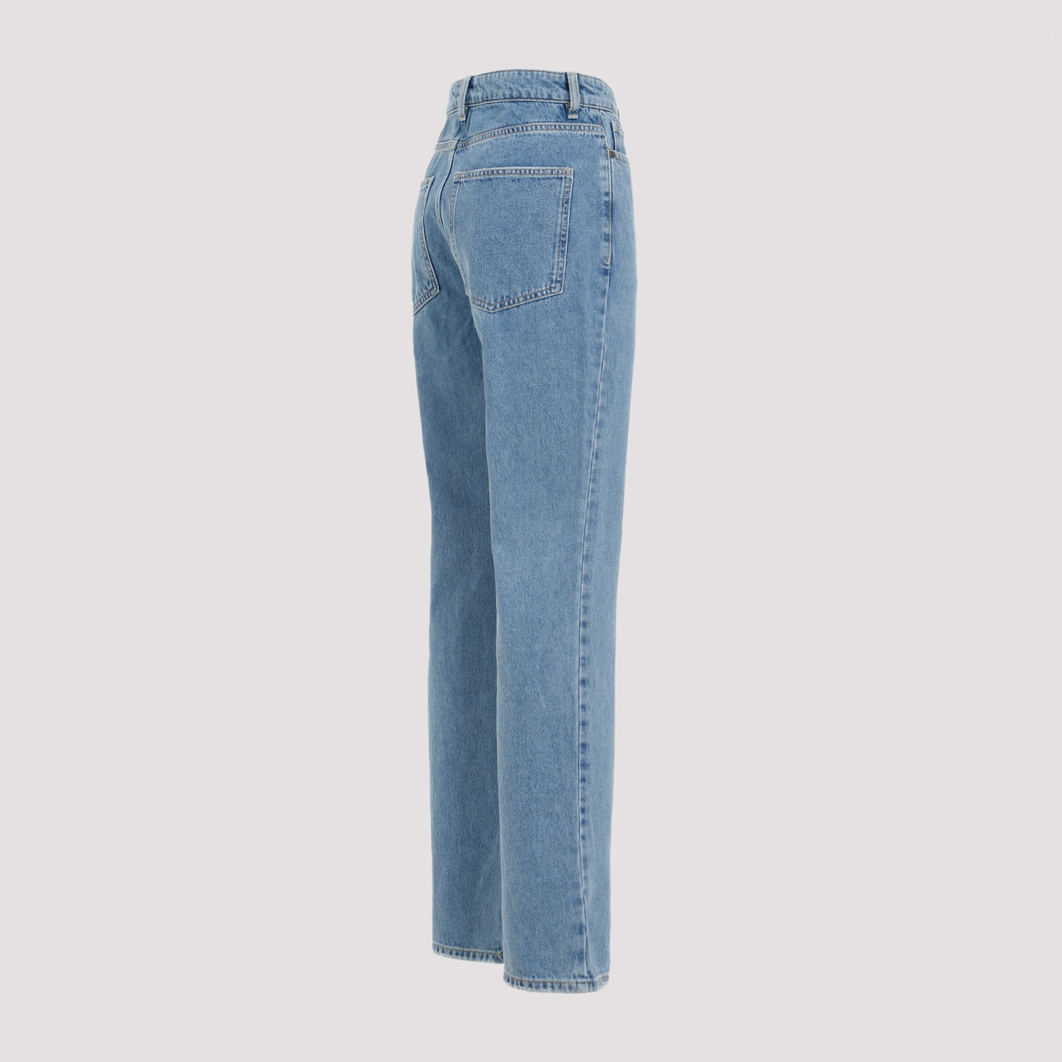 Shop By Malene Birger Miliumlo Organic Cotton Jeans In L Denim Blue