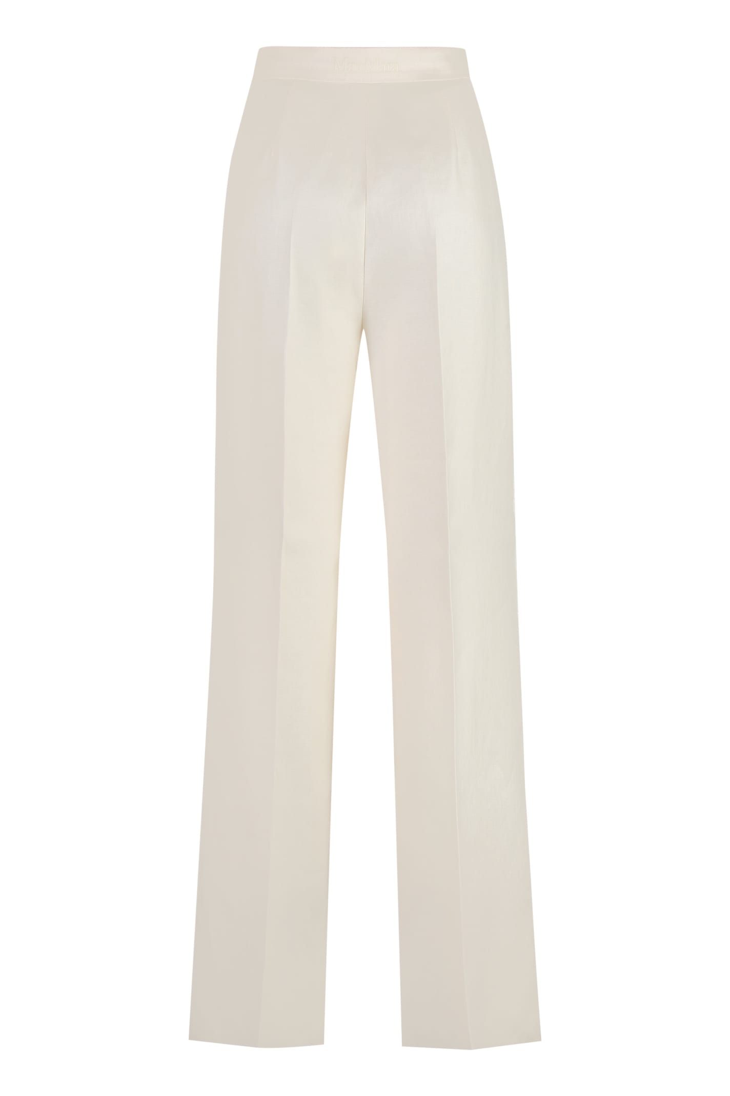 Shop Max Mara Hangar Trousers In Bianco