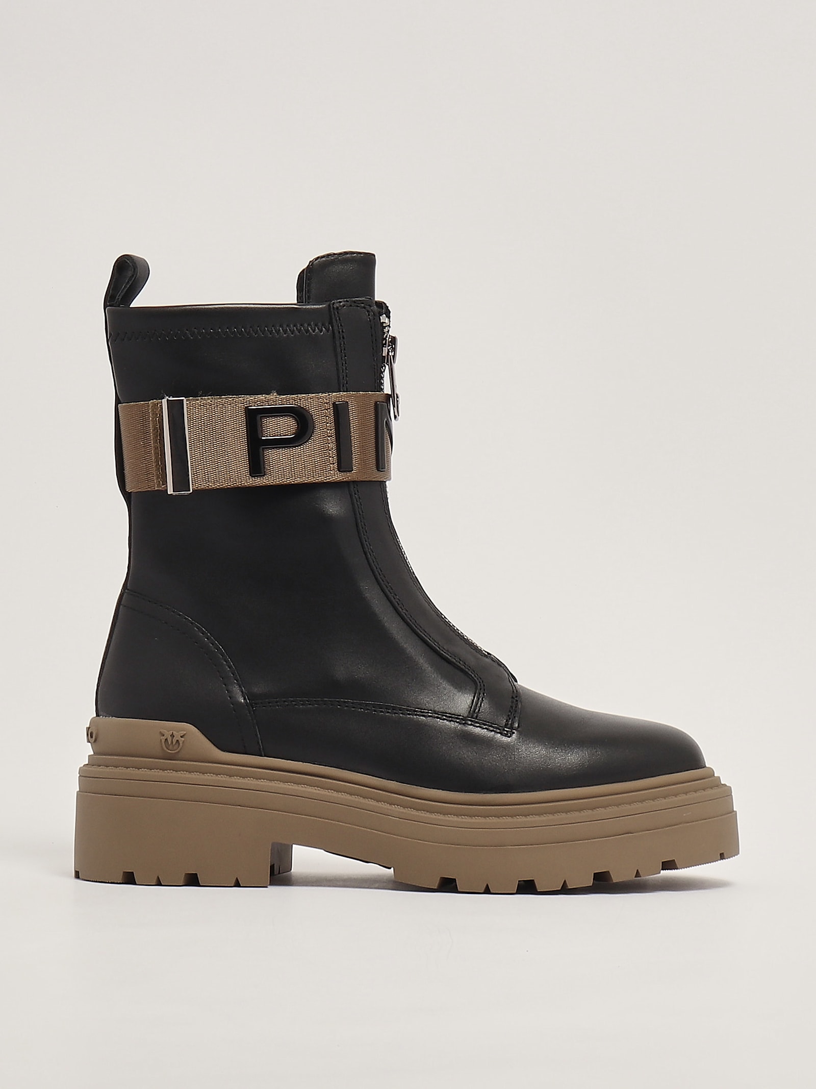 Shop Pinko Mia 13 Boots In Nero