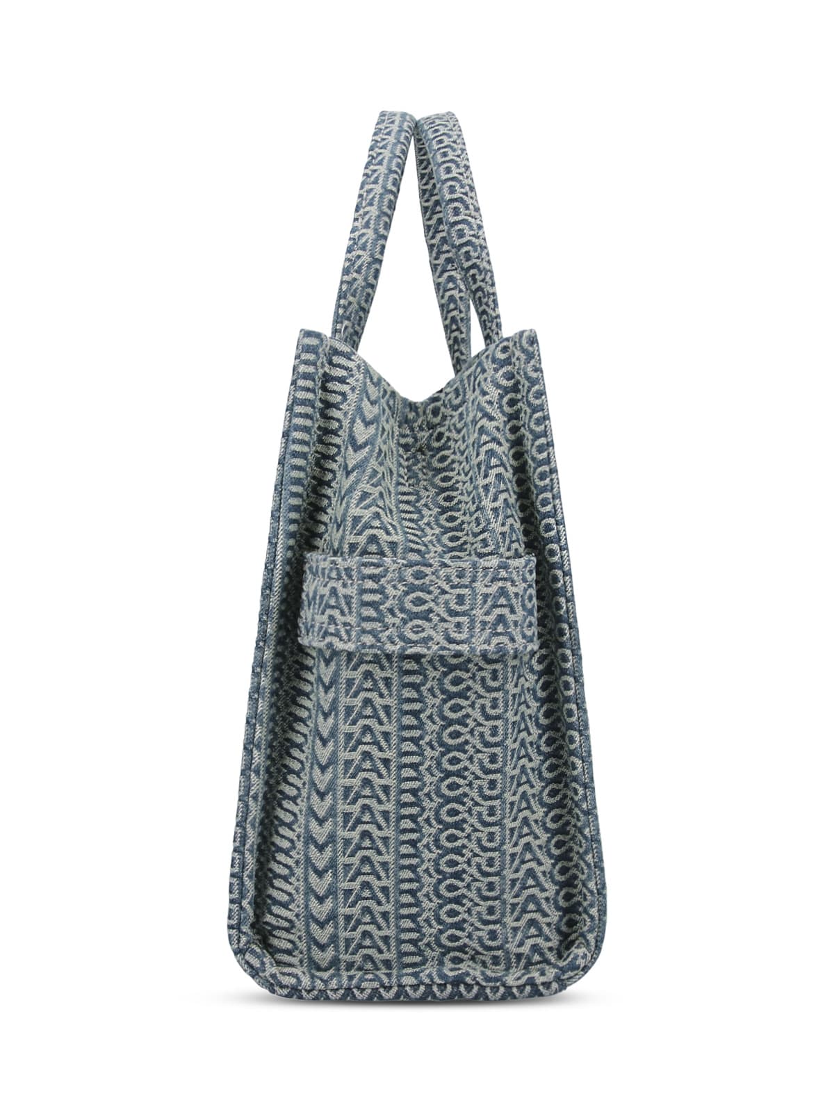 Shop Marc Jacobs The Large Monogram Tote Bag In Clear Blue