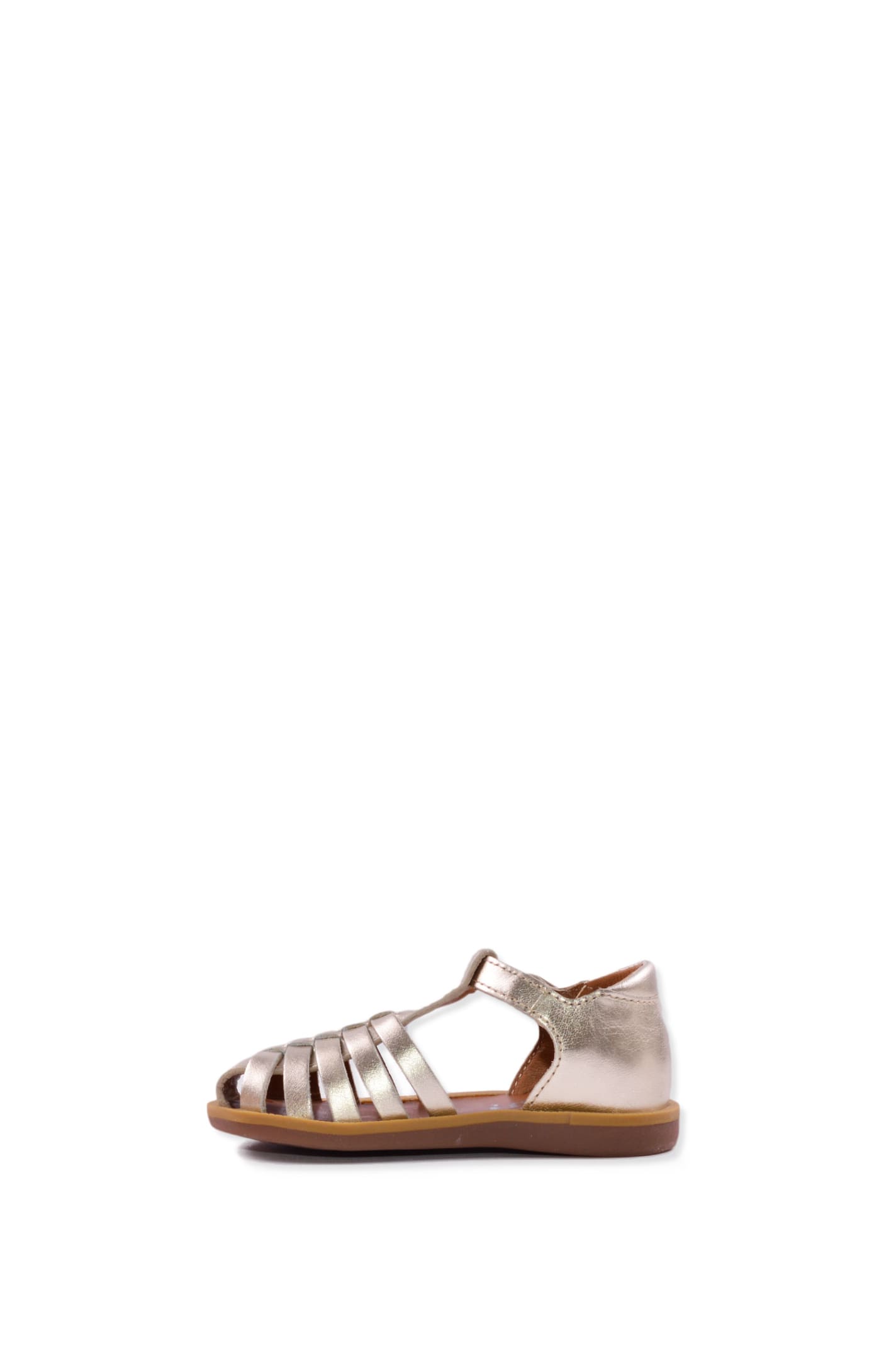 Shop Pom D'api Sandals In Changing Leather In Silver