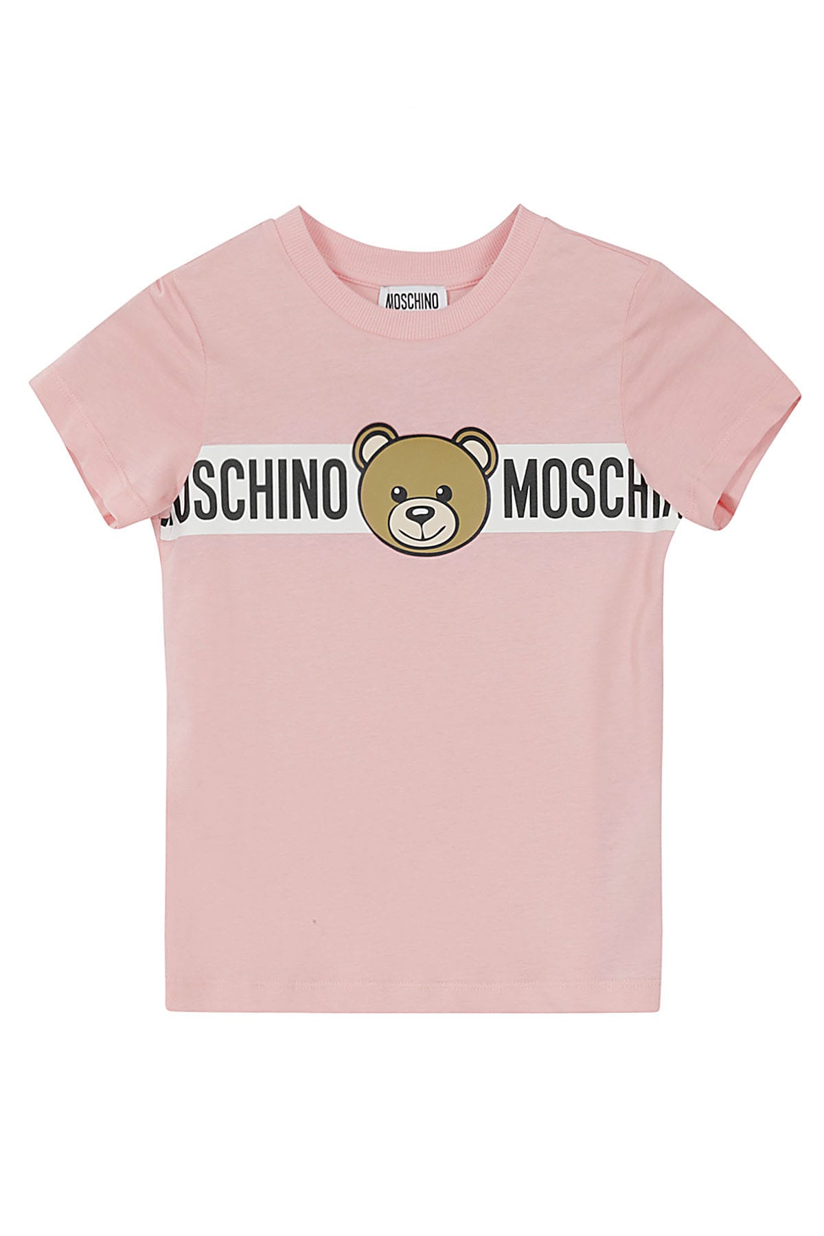 Shop Moschino Tshirt In Sugar Rose