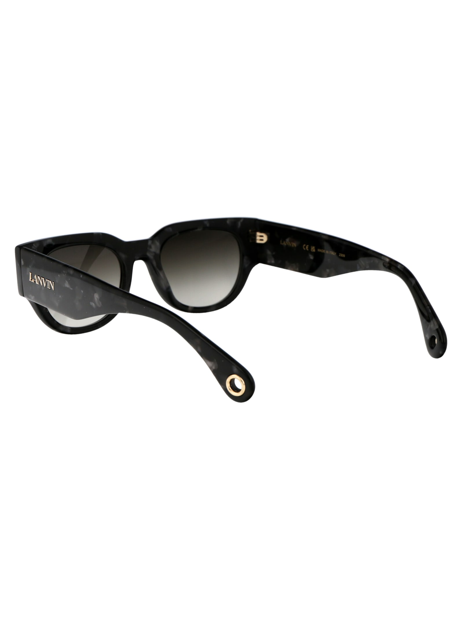 Shop Lanvin Lnv670s Sunglasses In 009 Grey Tortoise