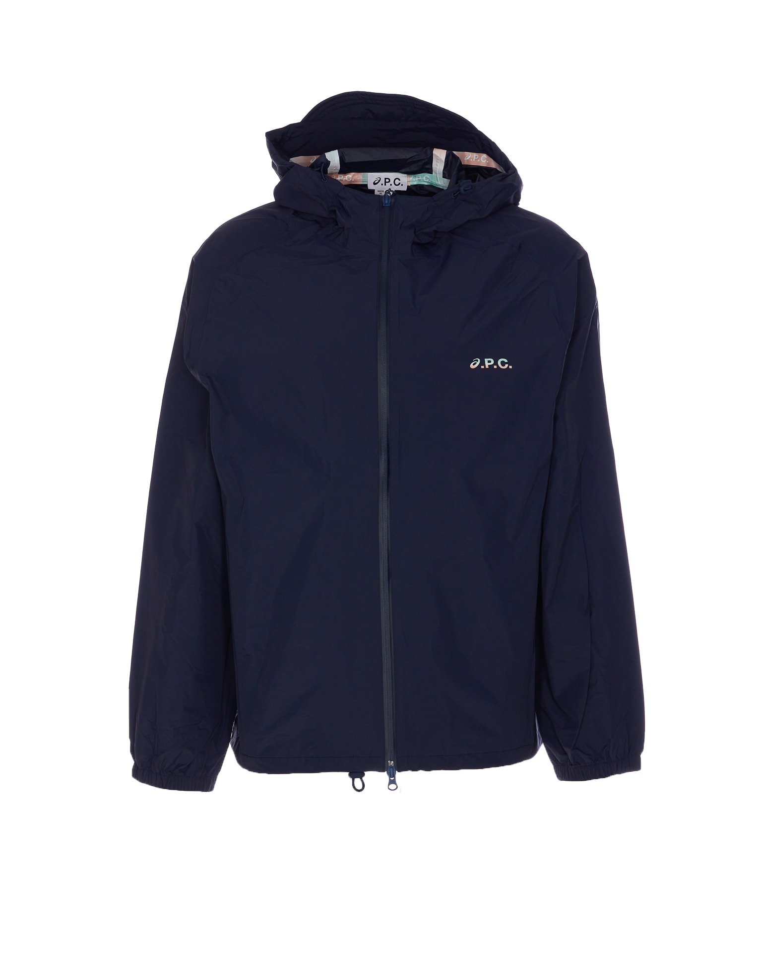 Apc Asics Interaction Logo-print Shell Hooded Jacket
