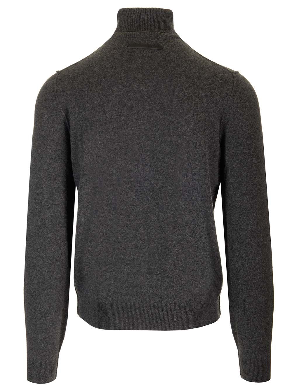 Shop 7 For All Mankind Cashmere Turtleneck Sweater In Grey