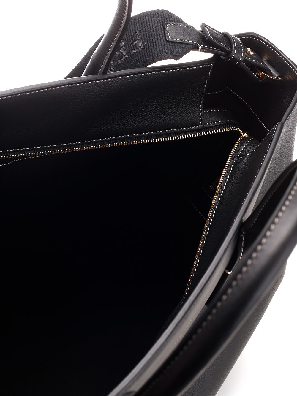 Ferragamo L Star-shaped Tote Bag In Black