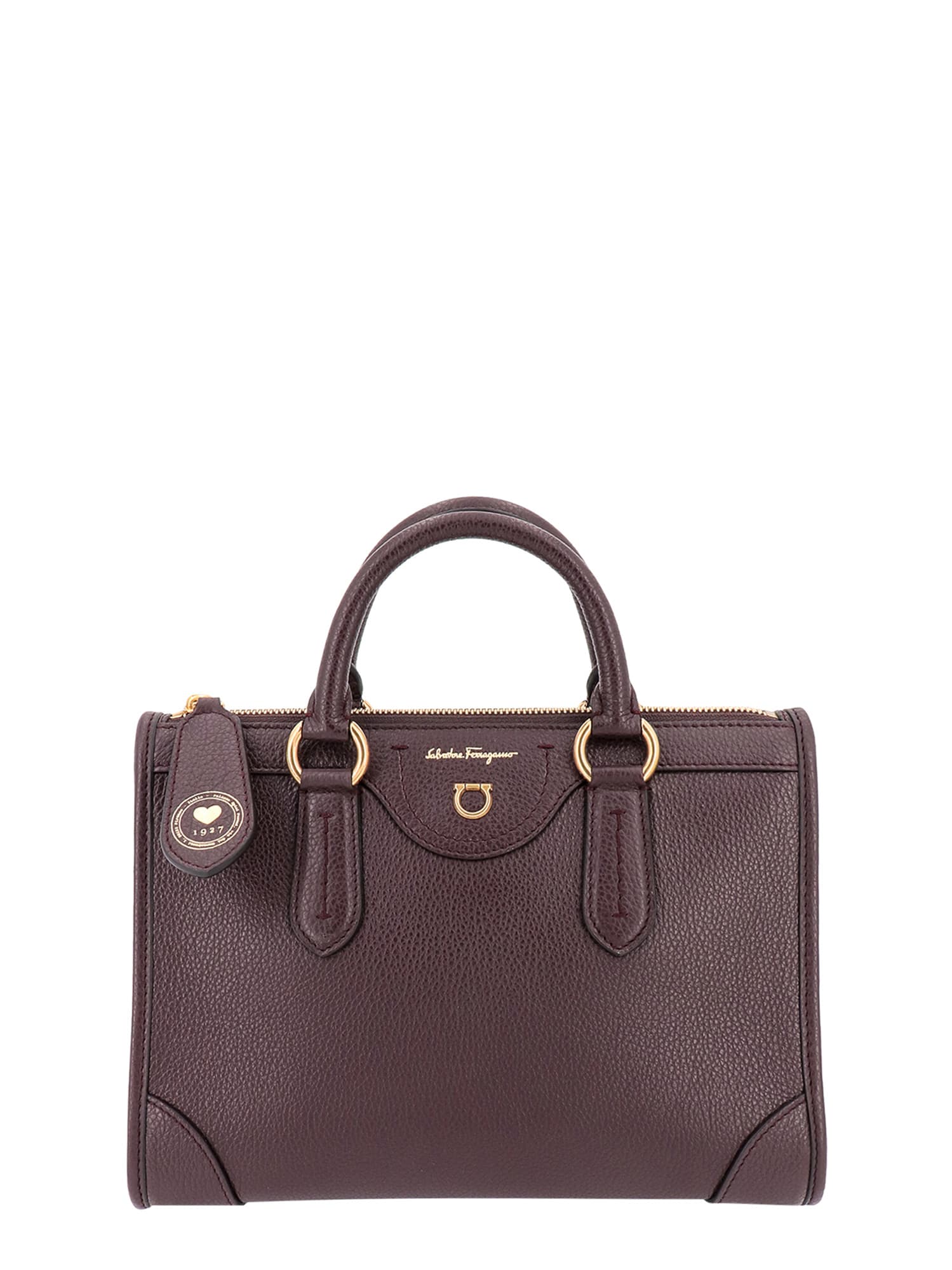 Ferragamo Travel Handbag In Brown
