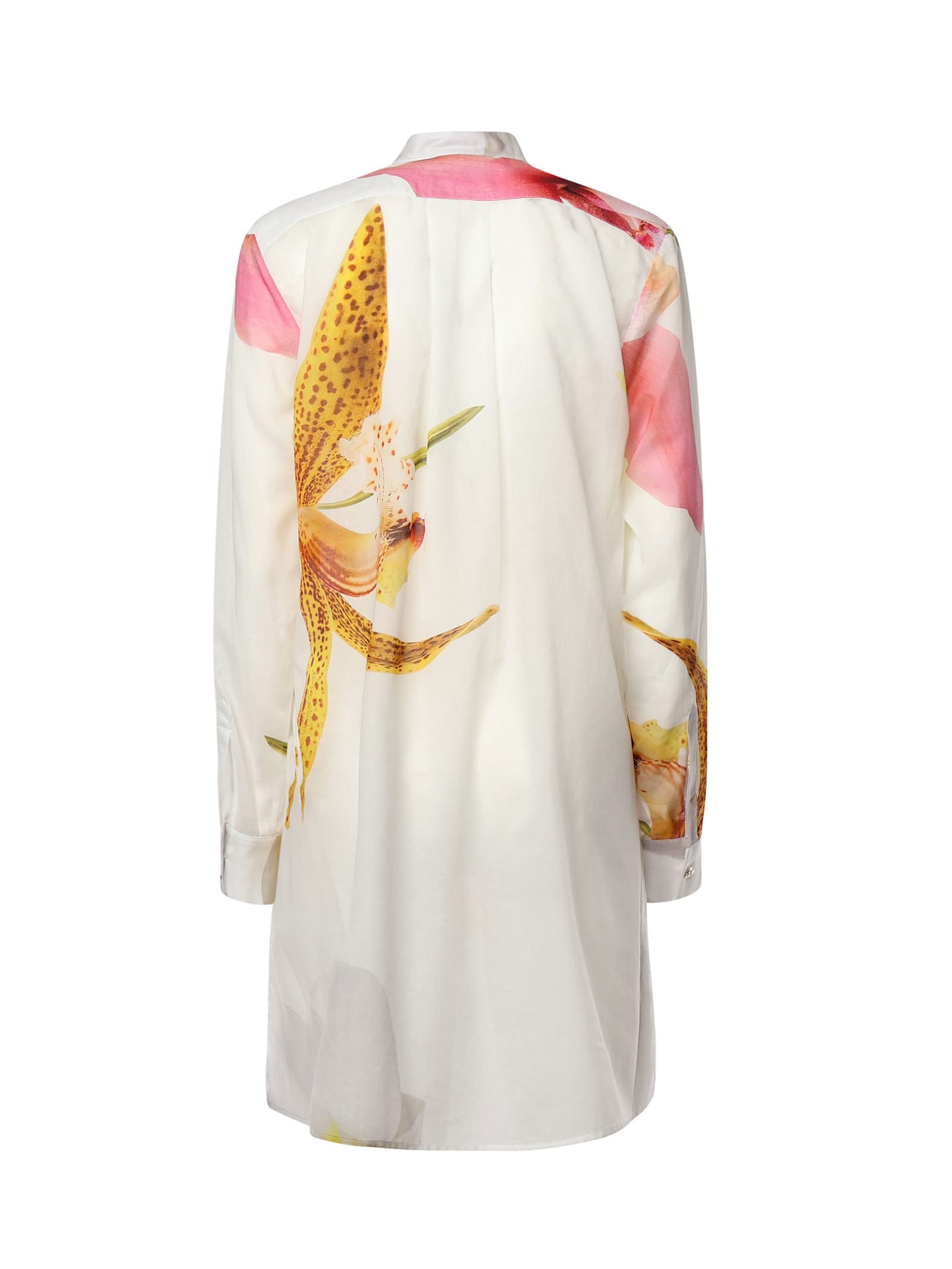 GENNY ORCHID PRINT BLOUSE