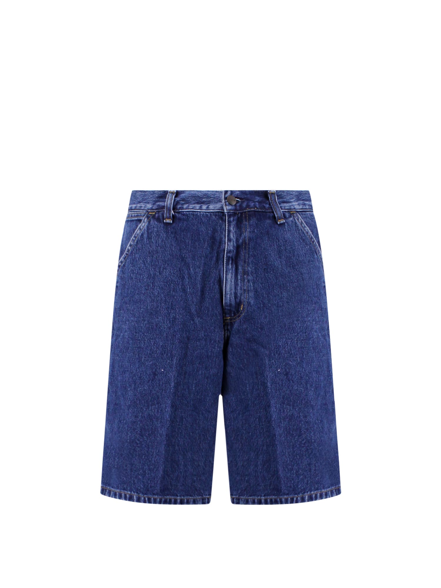 Shop Carhartt Bermuda Shorts In Blue