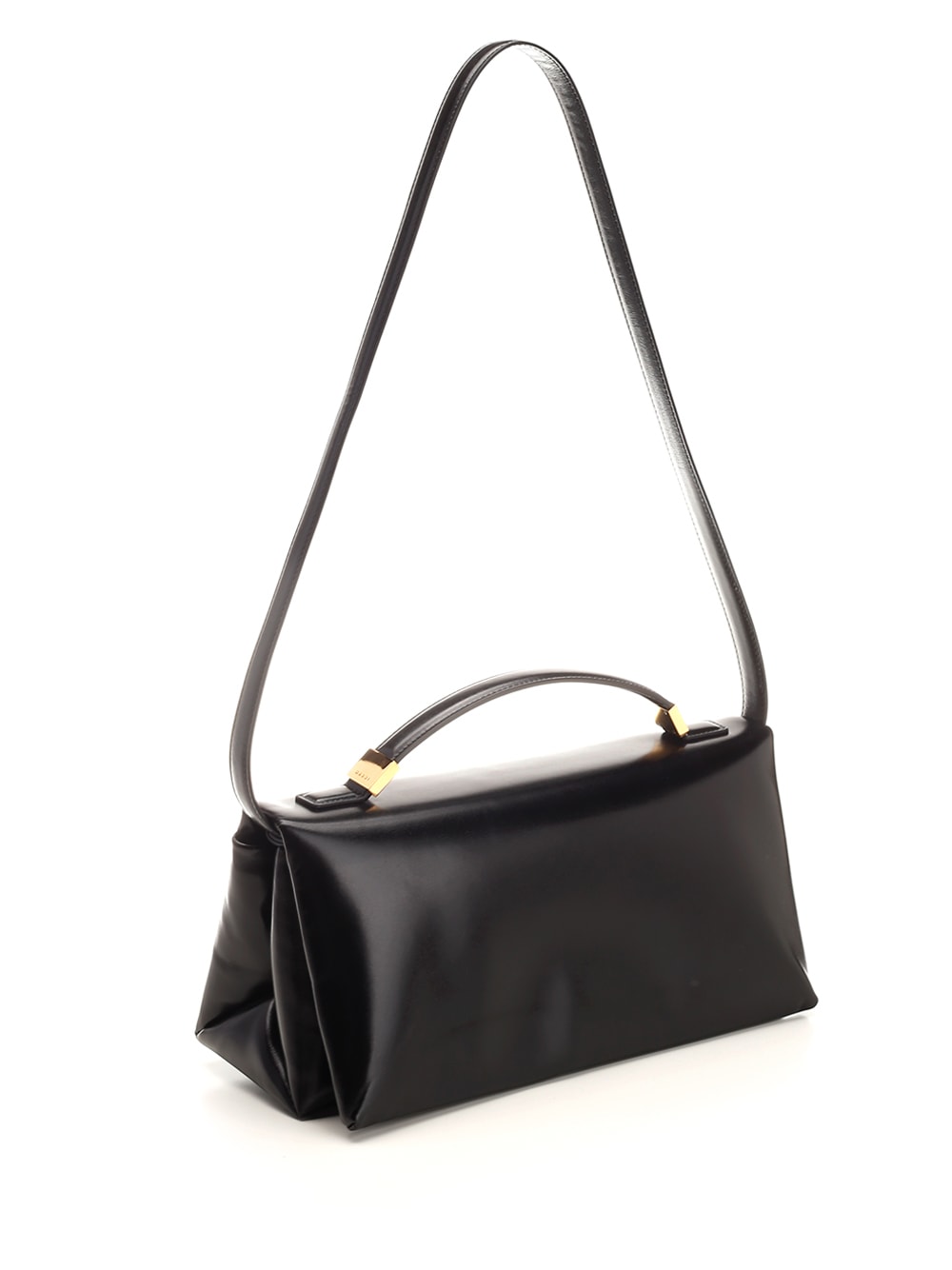 Shop Marni Black Prisma Handbag