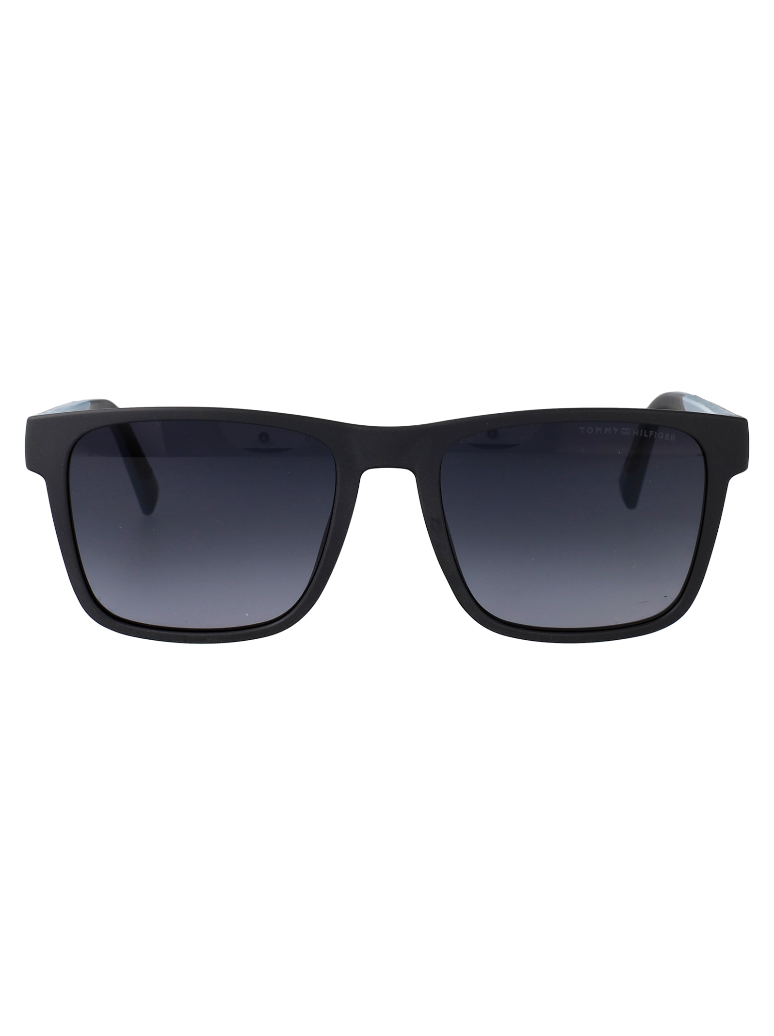 Tommy Hilfiger Grey Teal Eco Polyamide Sunglasses