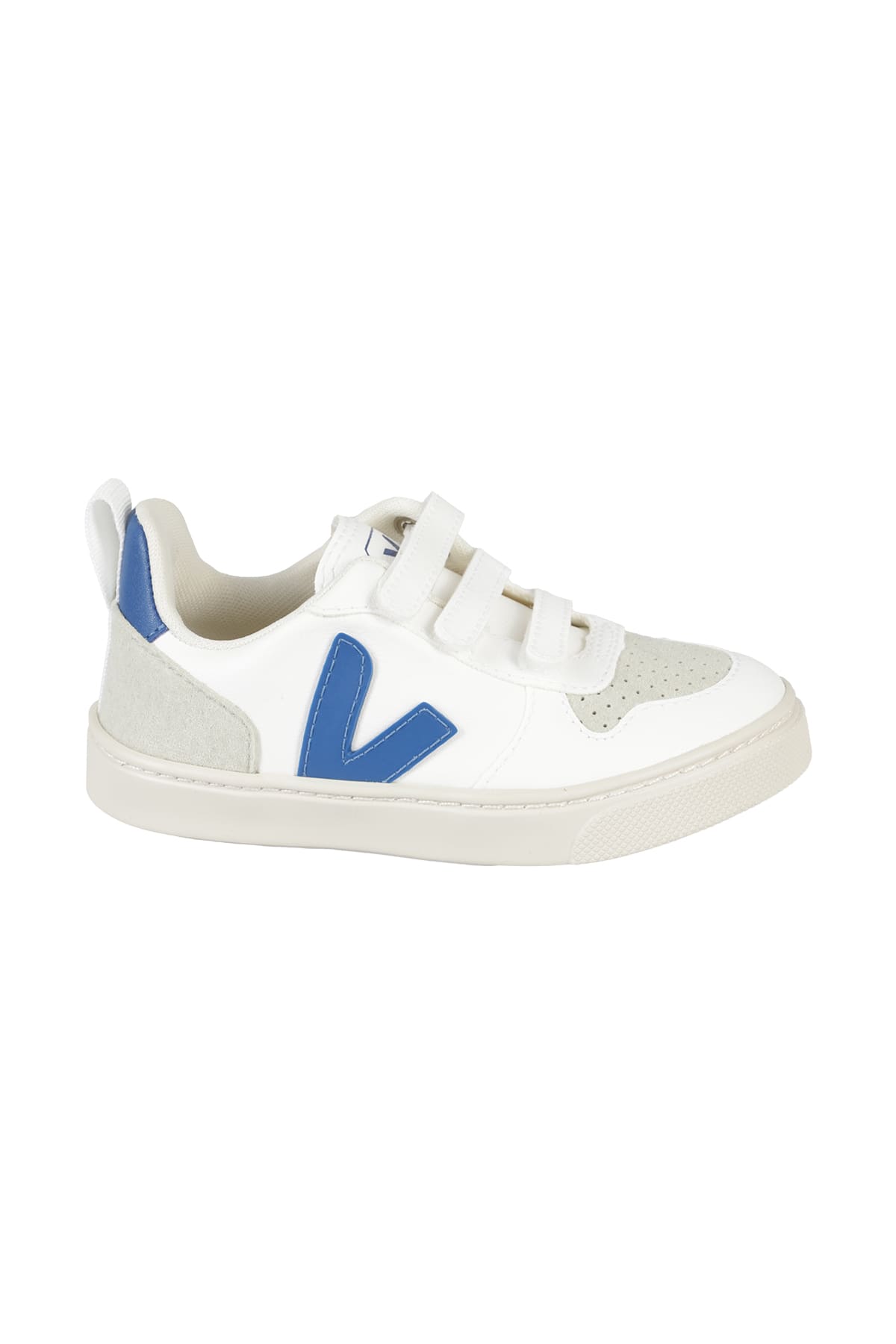 Veja Kids' Shoes In White Indigo