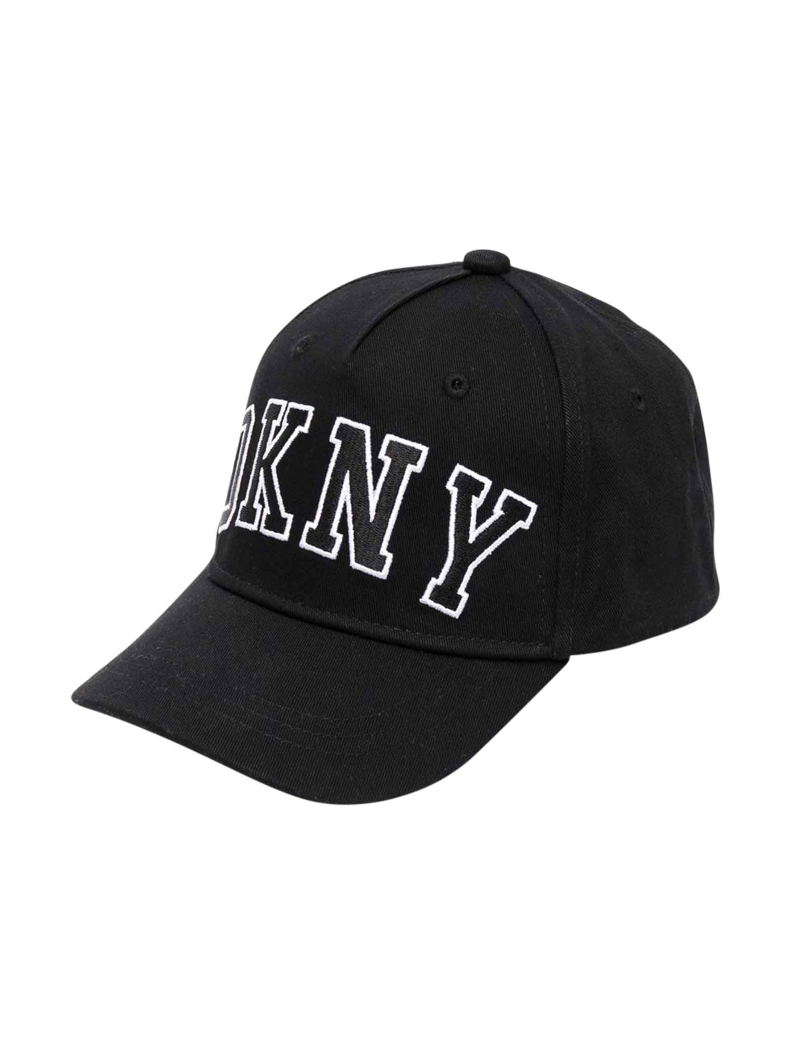 DKNY Unisex Black Hat