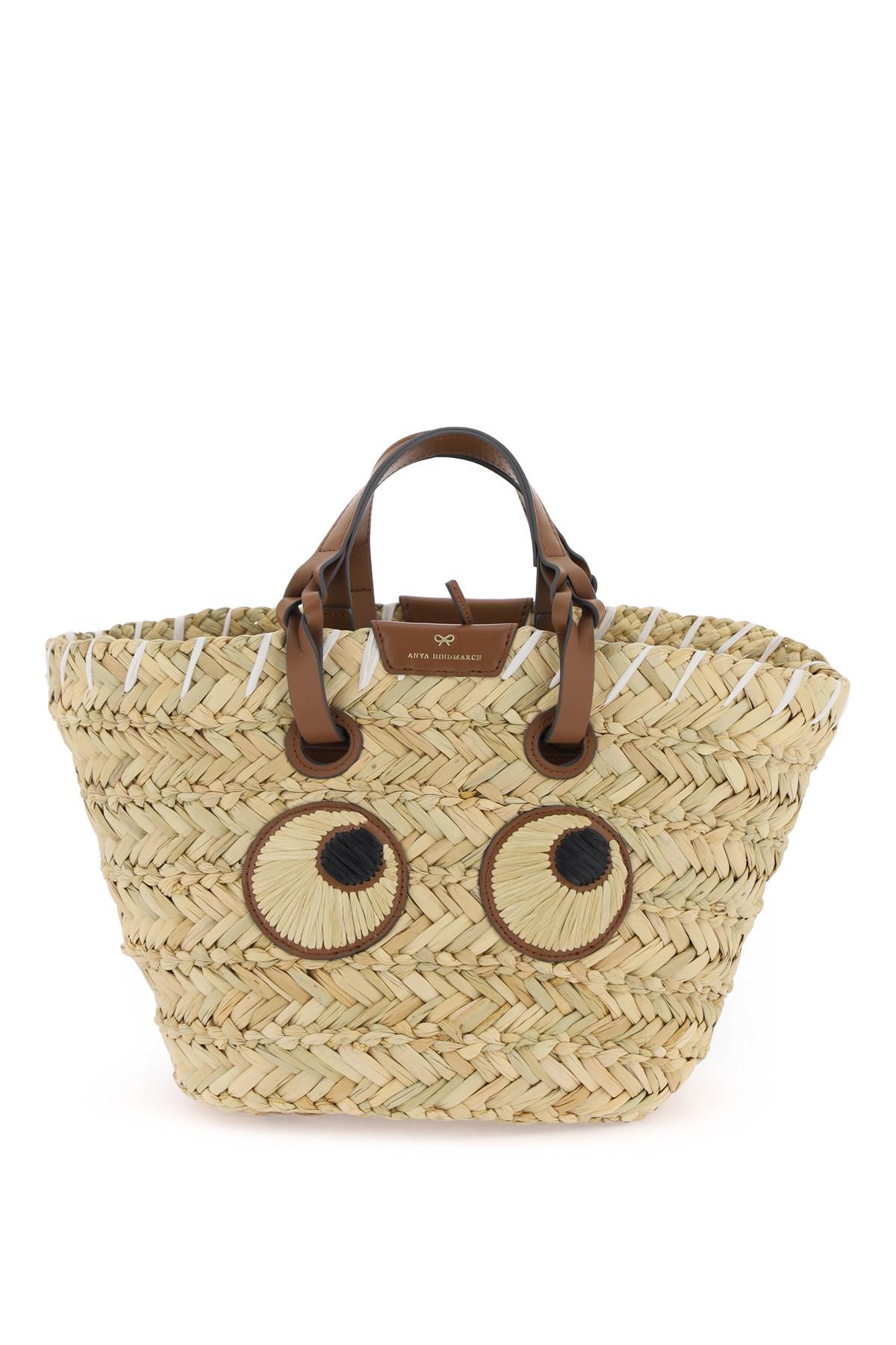 Paper Eyes Basket Handbag