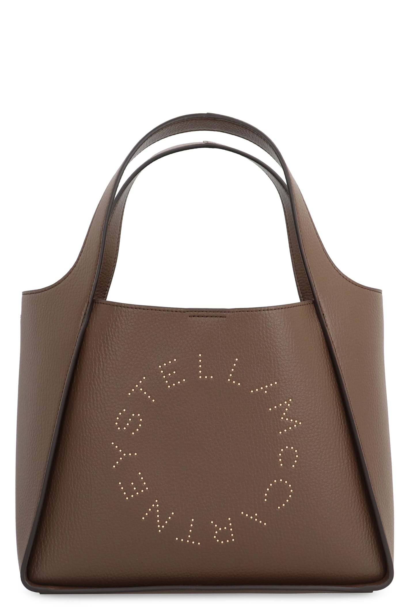 Shop Stella Mccartney Stella Logo Tote Bag In Brown