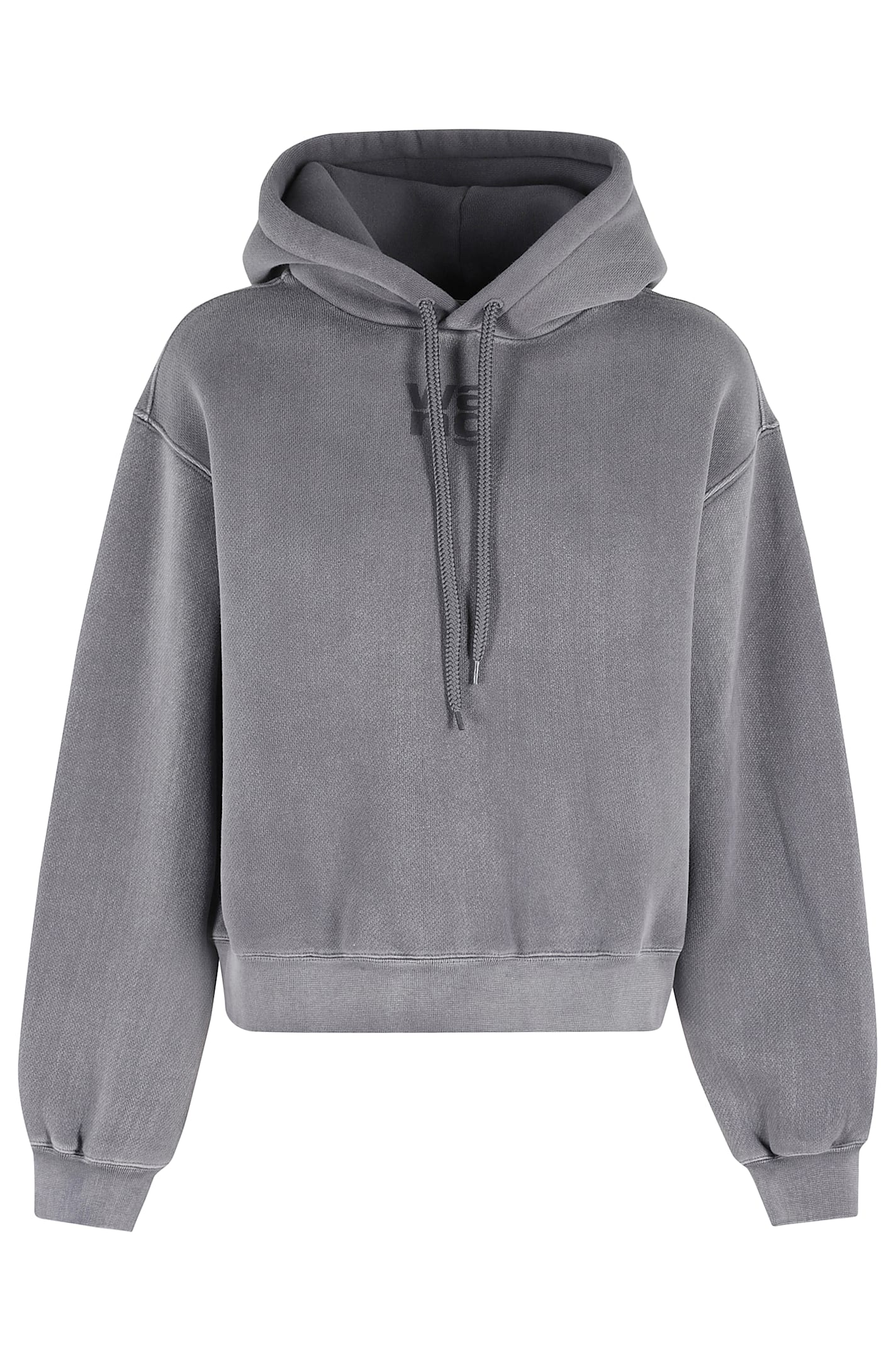 Essential Terry Hoodie With Puff Paint Logo