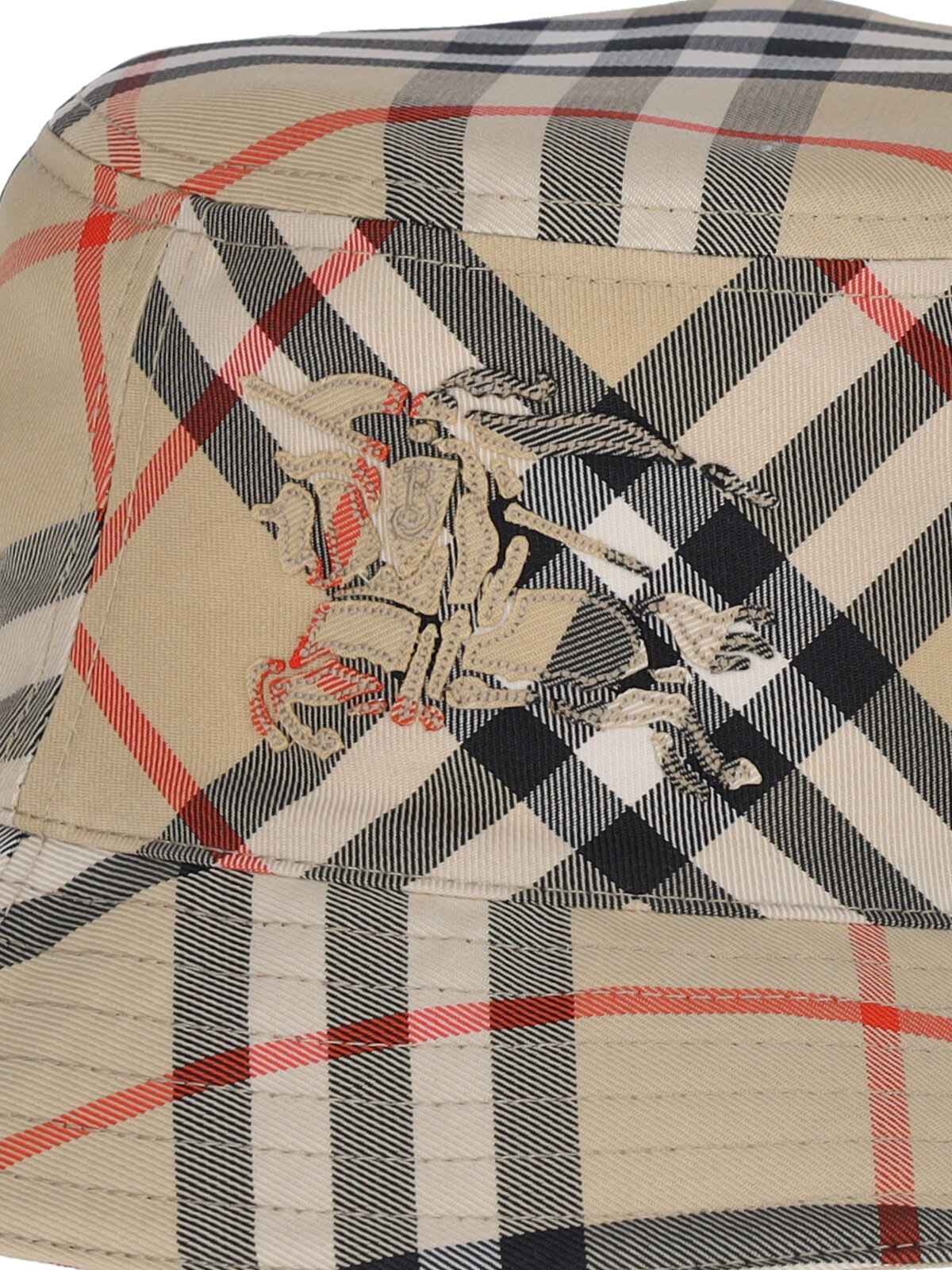 Burberry 'ekd' Bucket Hat In Sandipcheck