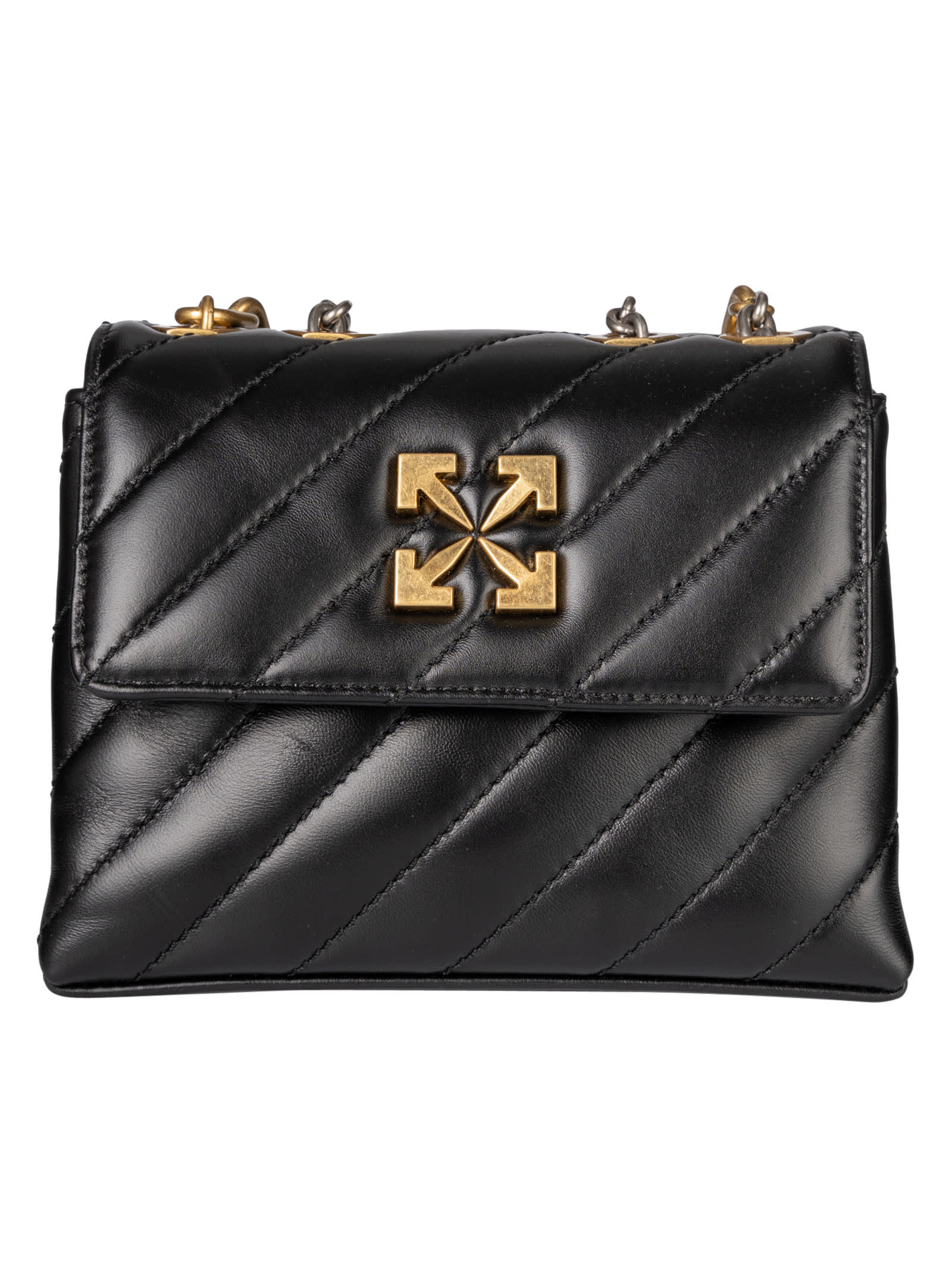 Click to view more detailed imagery on our partner's website Off-white Jackhammer 19 Shoulder Bag In Black