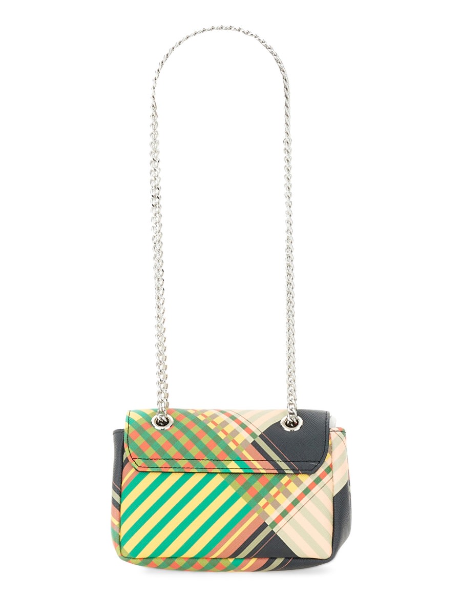 Shop Vivienne Westwood Small Bag With Chain In Multicolour