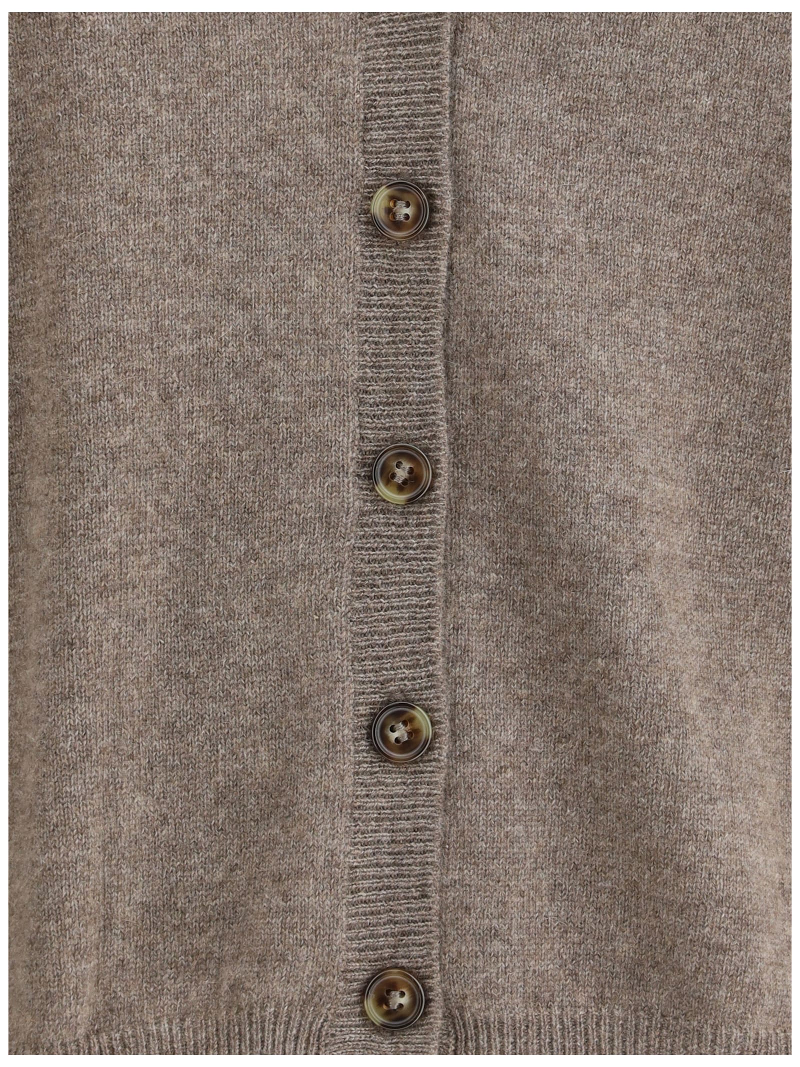 Lisa Yang Abby Cashmere Cardigan In Gray