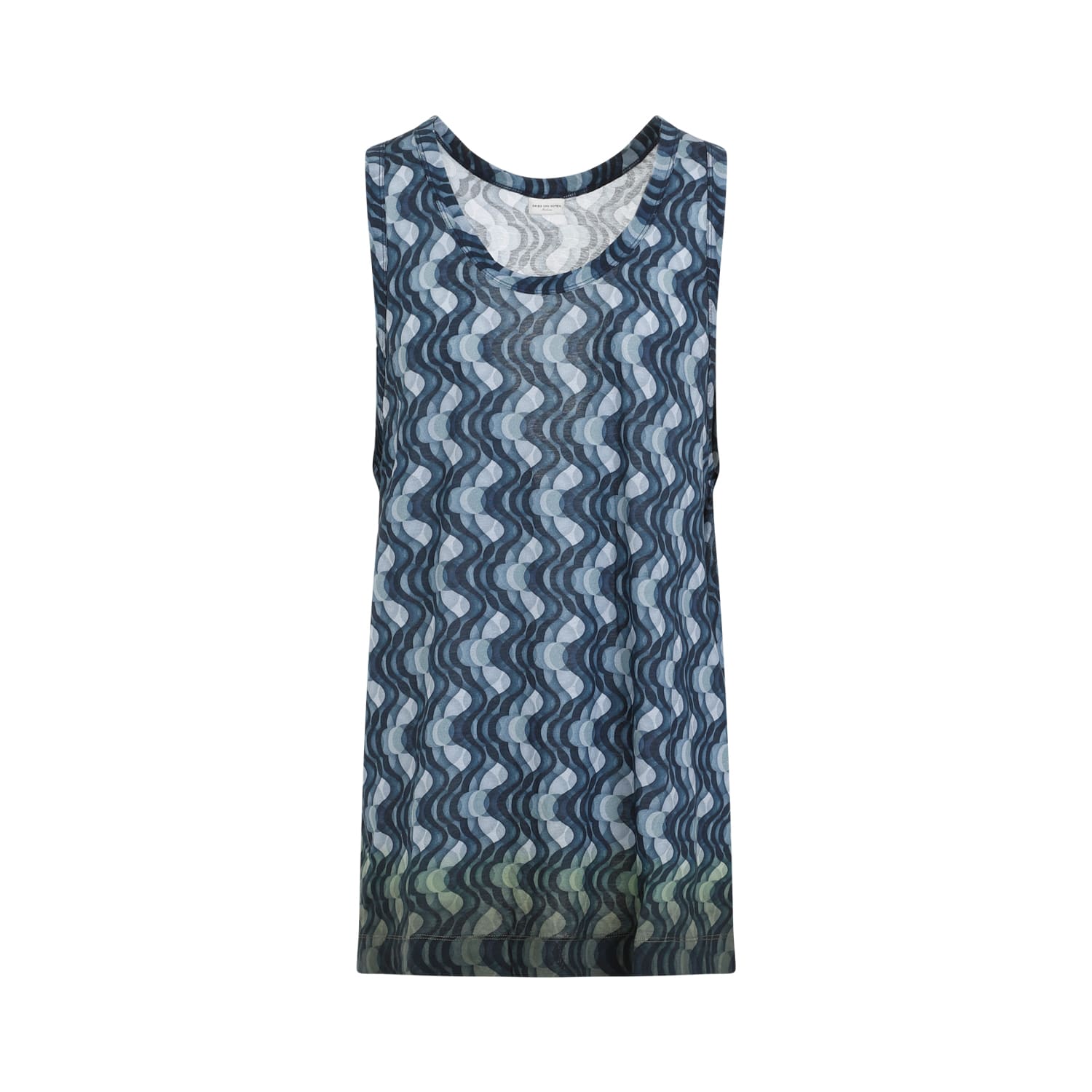 Shop Dries Van Noten Hady Tank Top In Anthracite