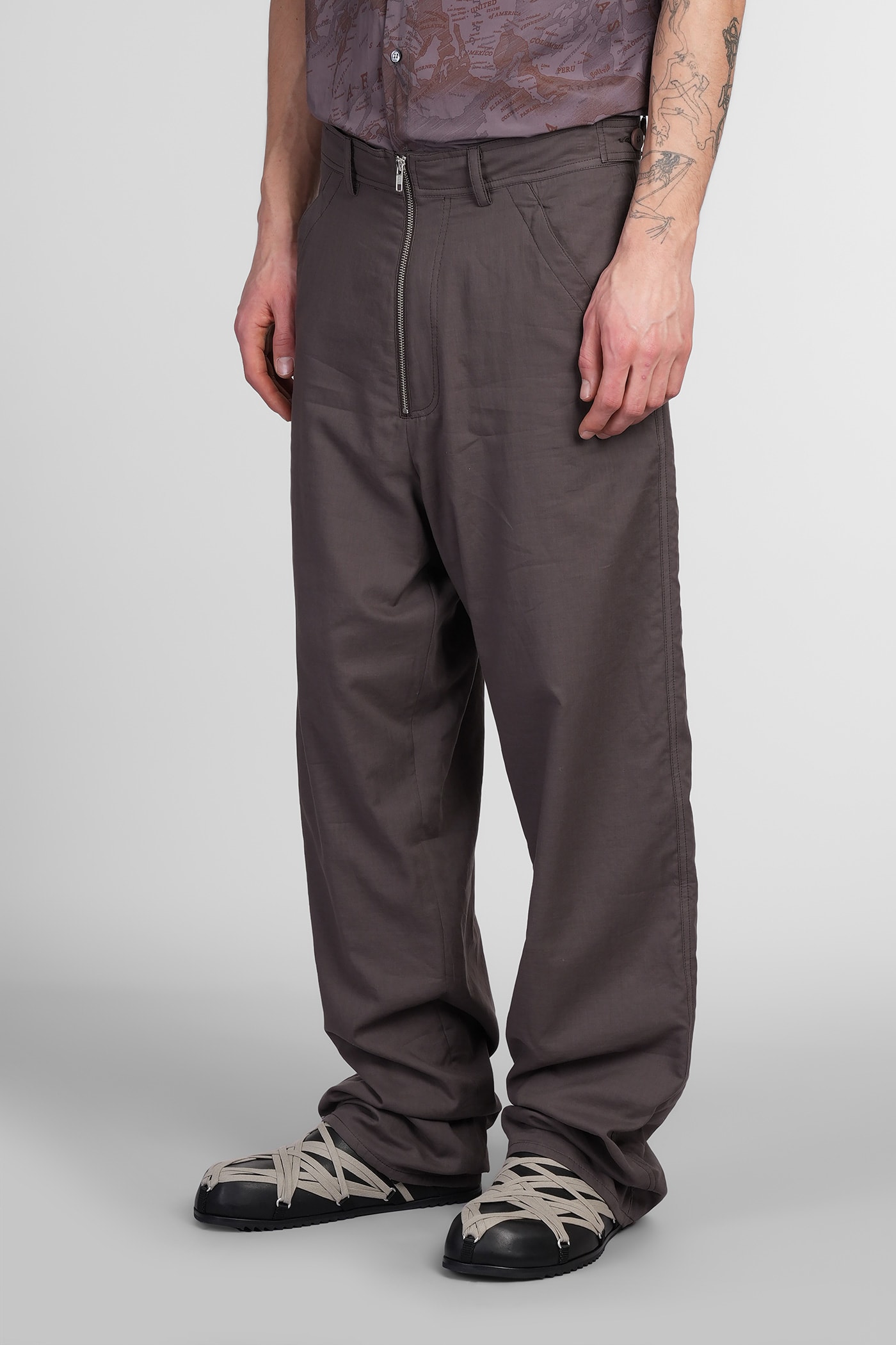 Magliano Pants In Brown Cotton In Brown