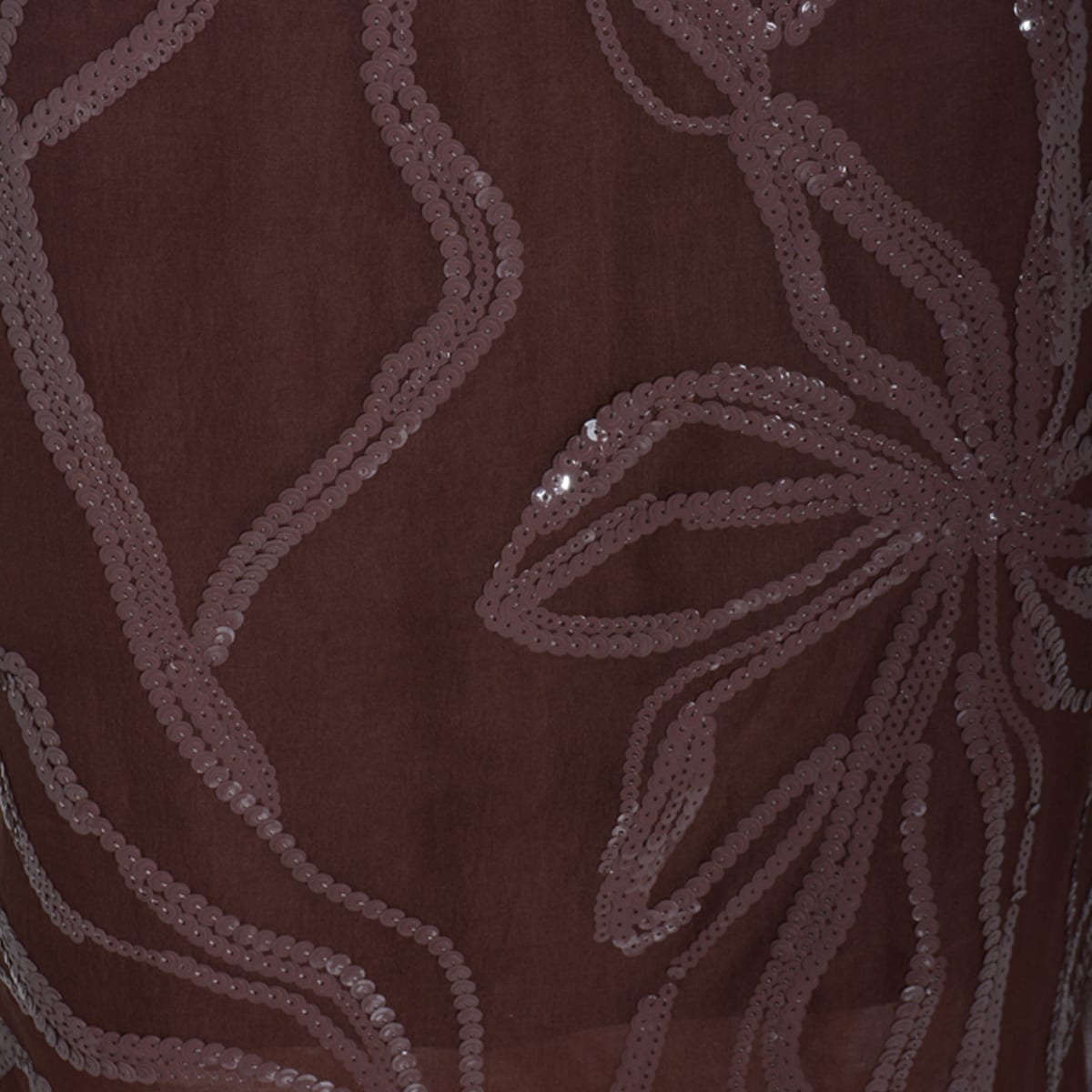 Brunello Cucinelli Bordeaux Silk Skirt In Brown