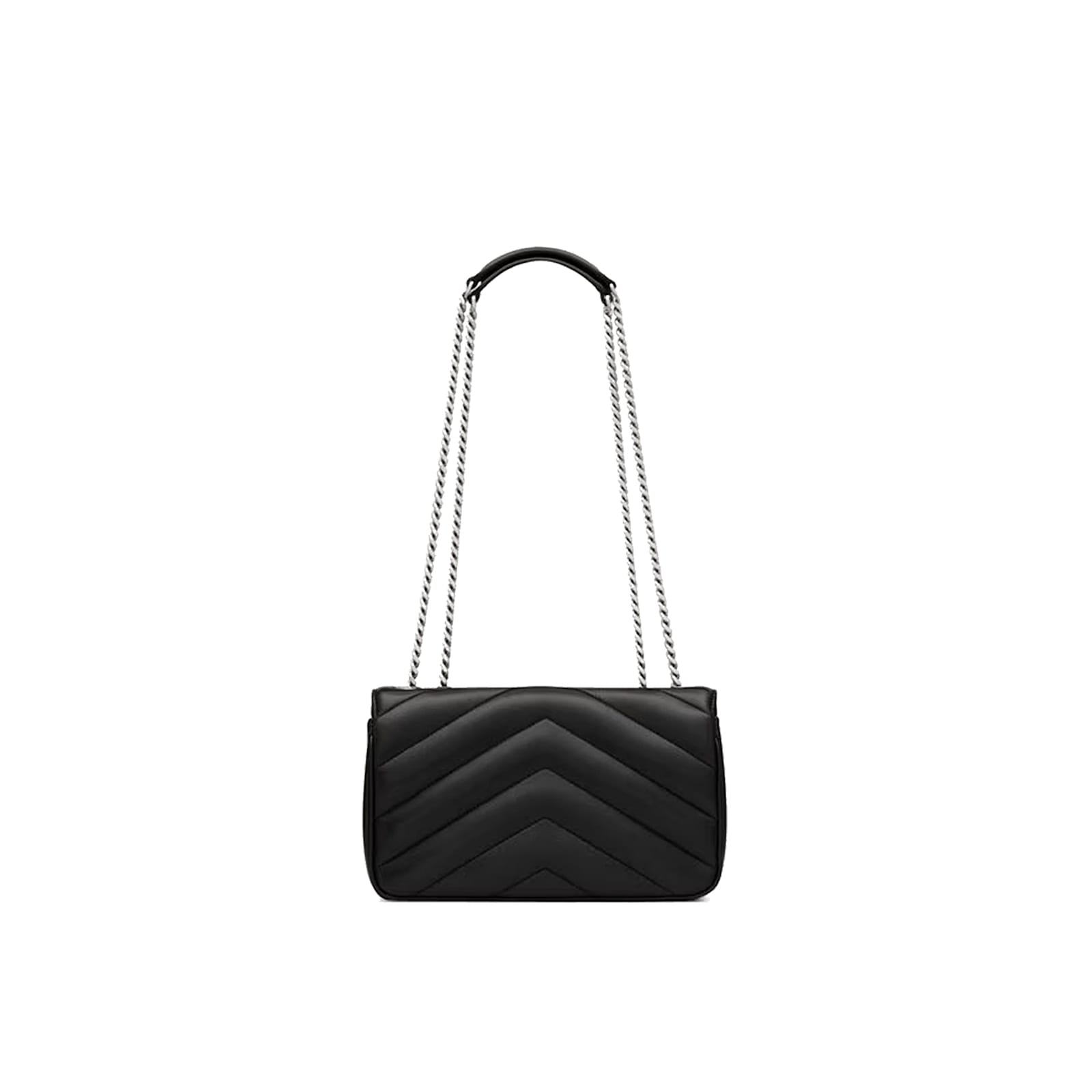 Saint Laurent Lou Lou Small Quilted Bag In Black
