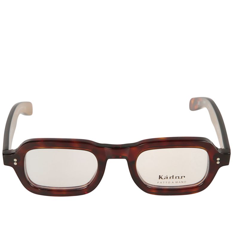 Kador Roky Rectangle-frame Glasses In Brown