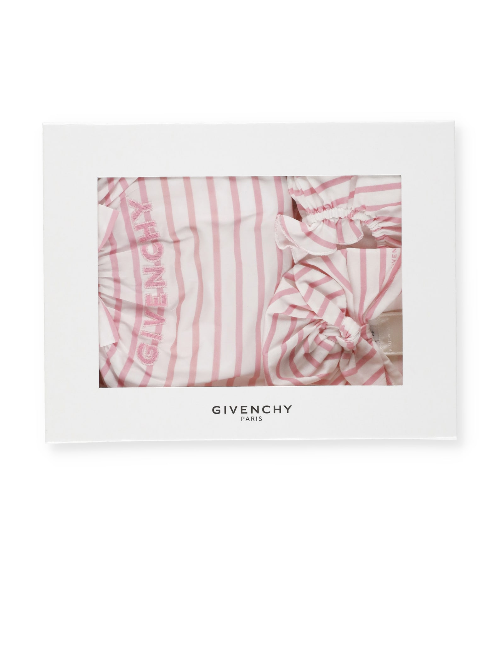 Shop Givenchy Cotton Three-piece Set In Pink