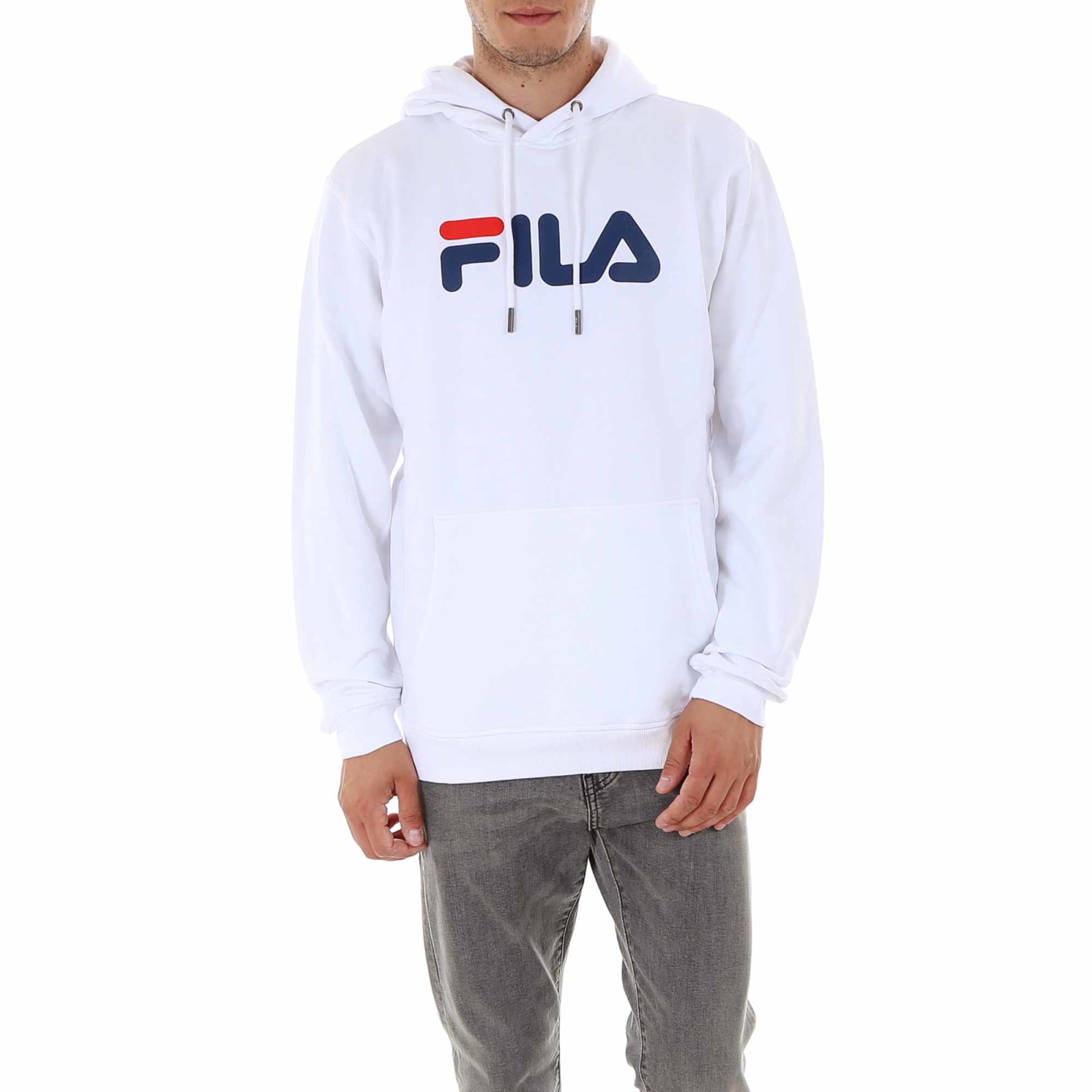 white fila hoodie