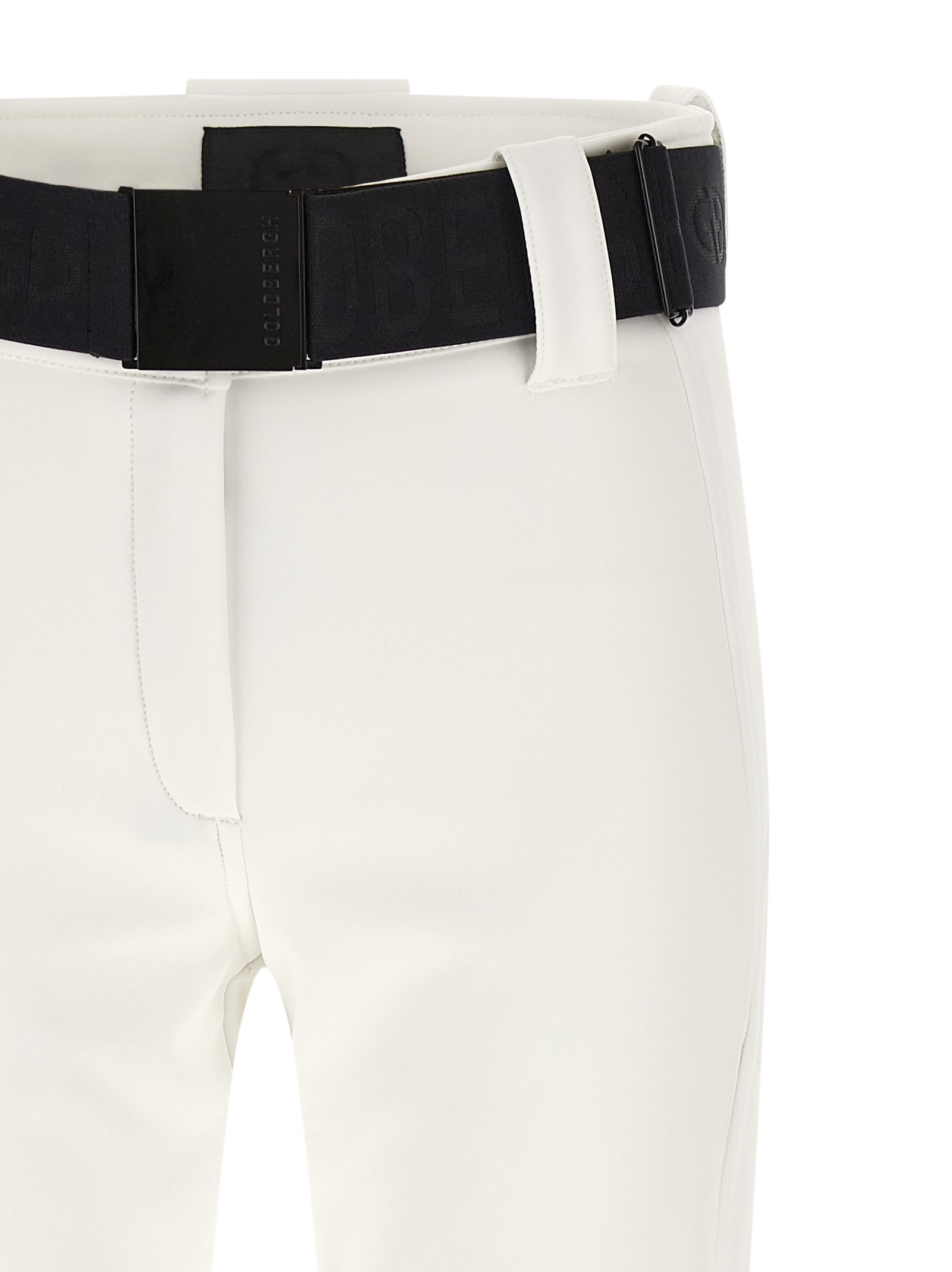 Goldbergh Pippa Trousers With Zip And Belt Loops In Multi