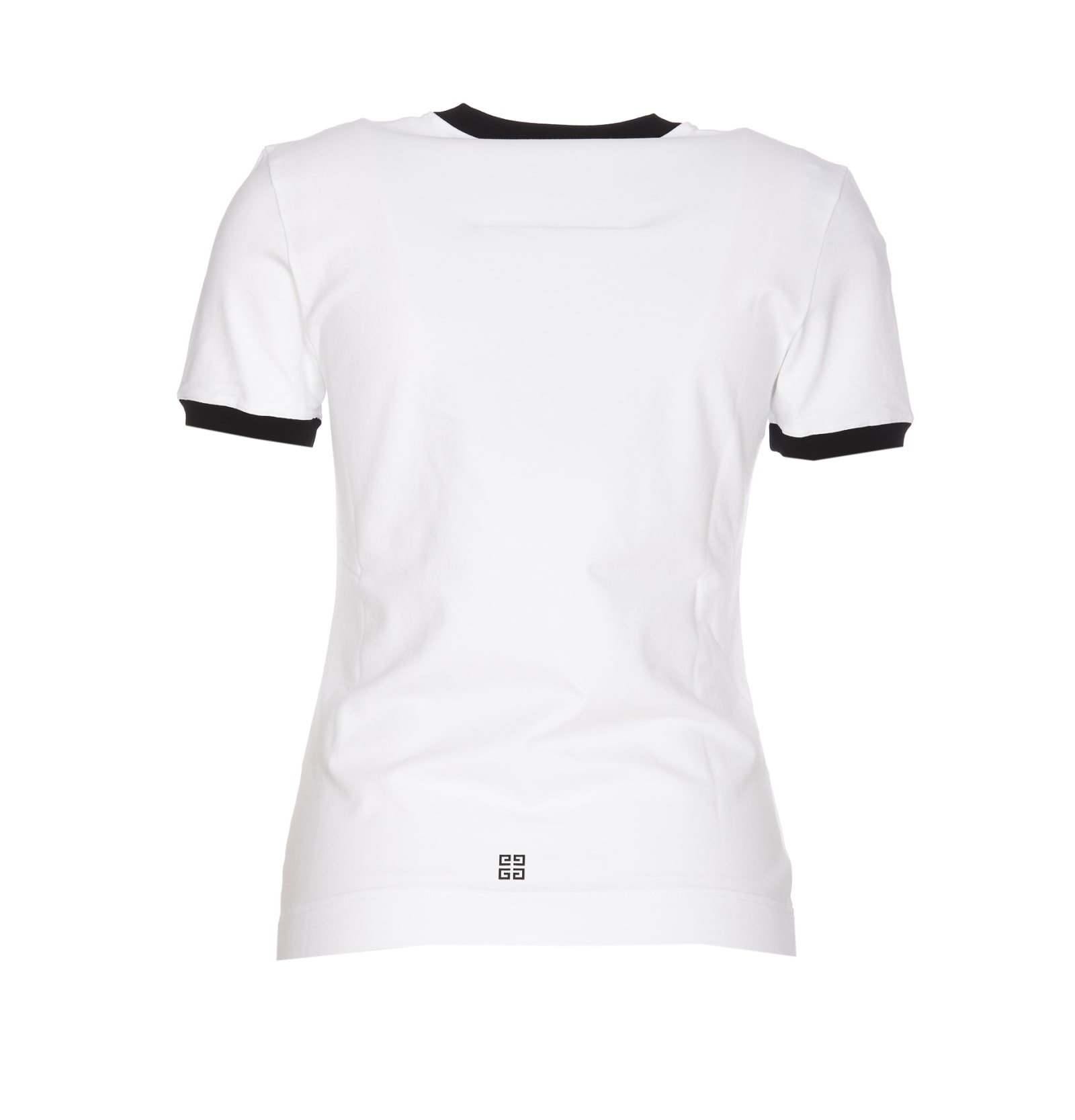 Shop Givenchy Logo T-shirt In White