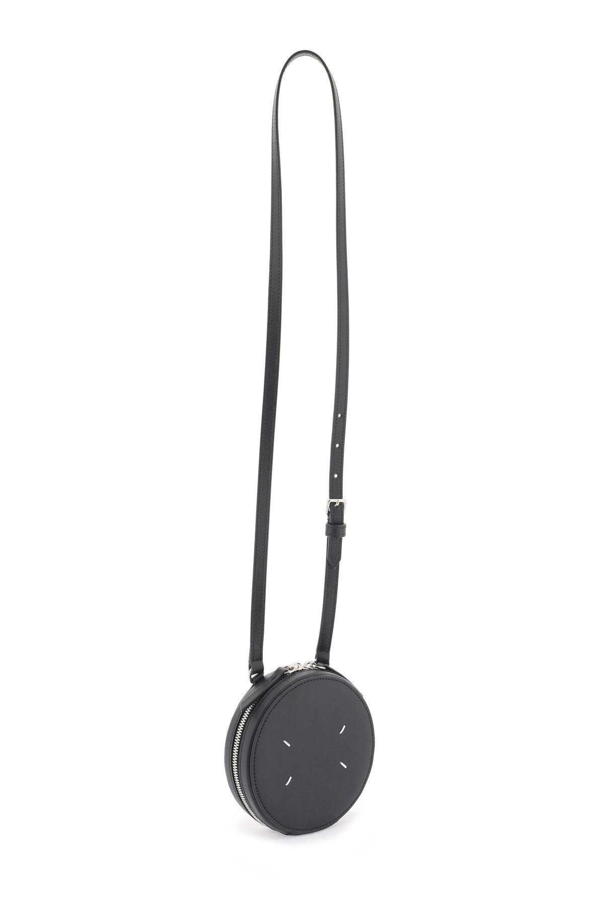 Maison Margiela Circle Micro Shoulder Bag In Black (black)