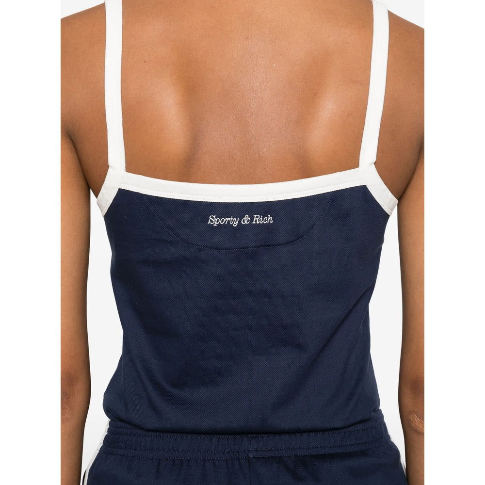 Sporty & Rich Top In Blue