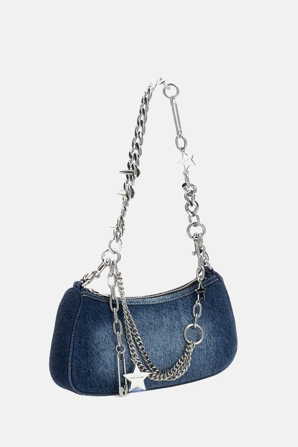 Marc Jacobs The Denim Shoulder Bag In Blue