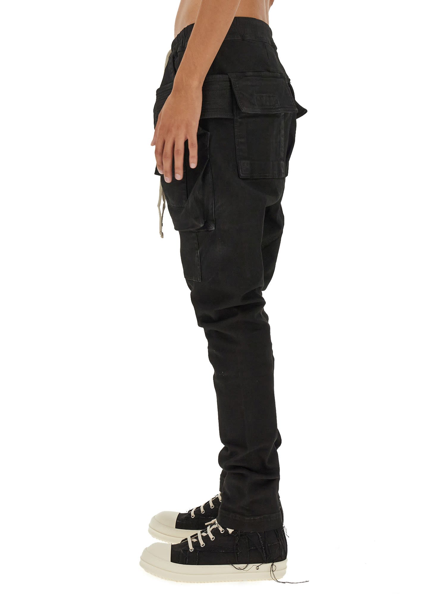 Shop Drkshdw Cargo Pants Sweat Pants In Black