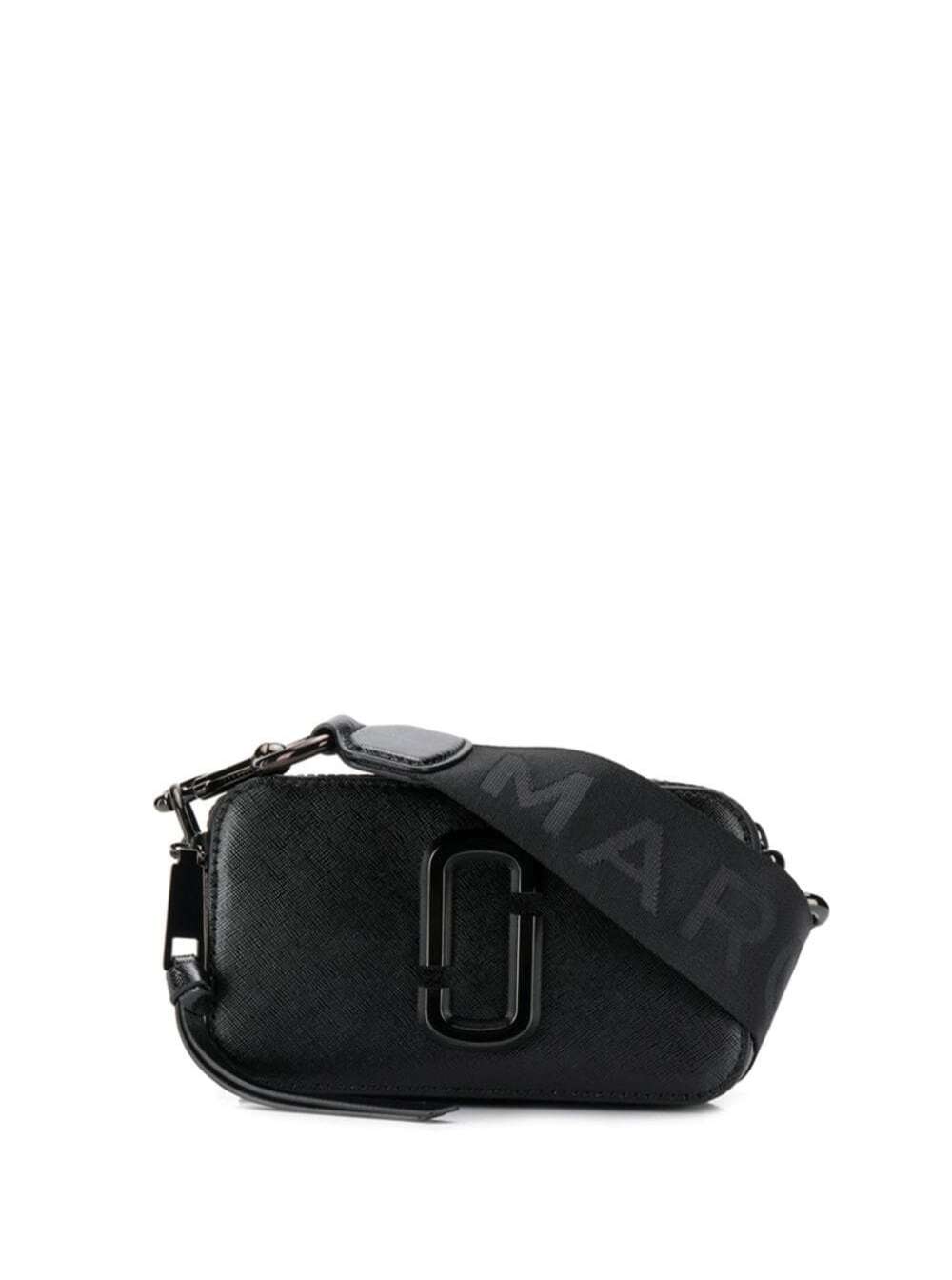Marc Jacobs The Snapshot Black Leather Crossbody Bag