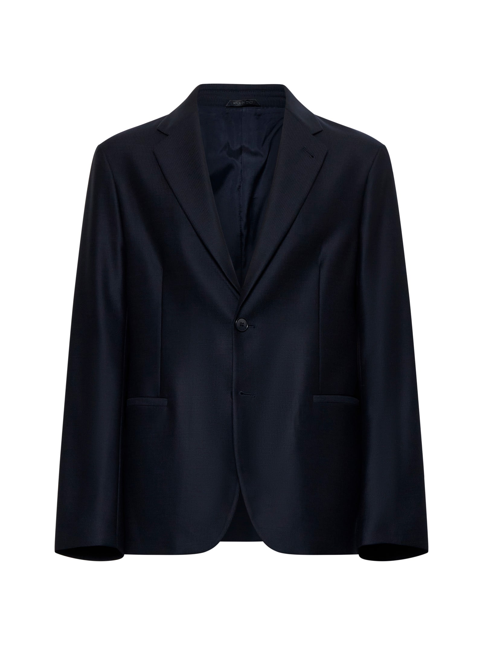 Shop Giorgio Armani Blazer In Ultramarine B