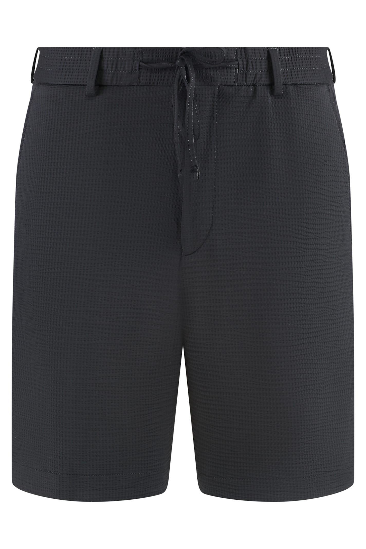 Hugo Boss Boss Techno Fabric Bermuda-shorts In Black