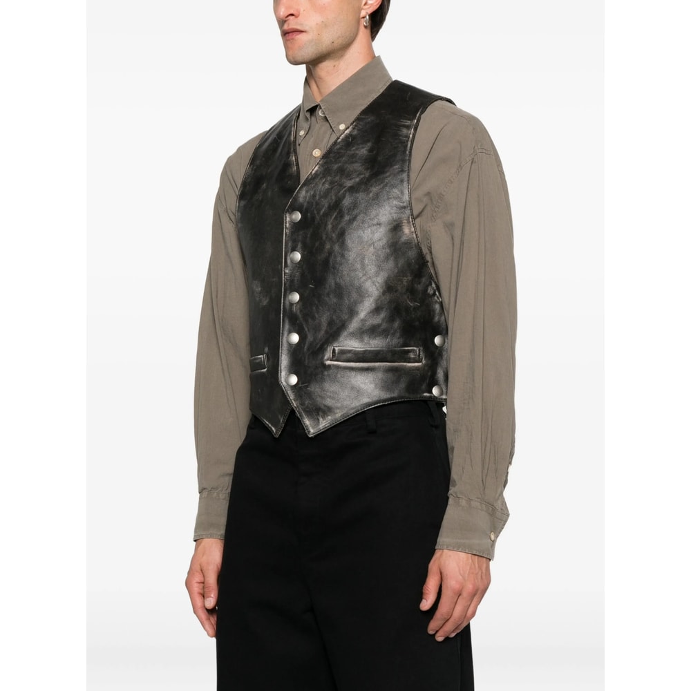 Ann Demeulemeester Albien Classic Waistcoat In Black