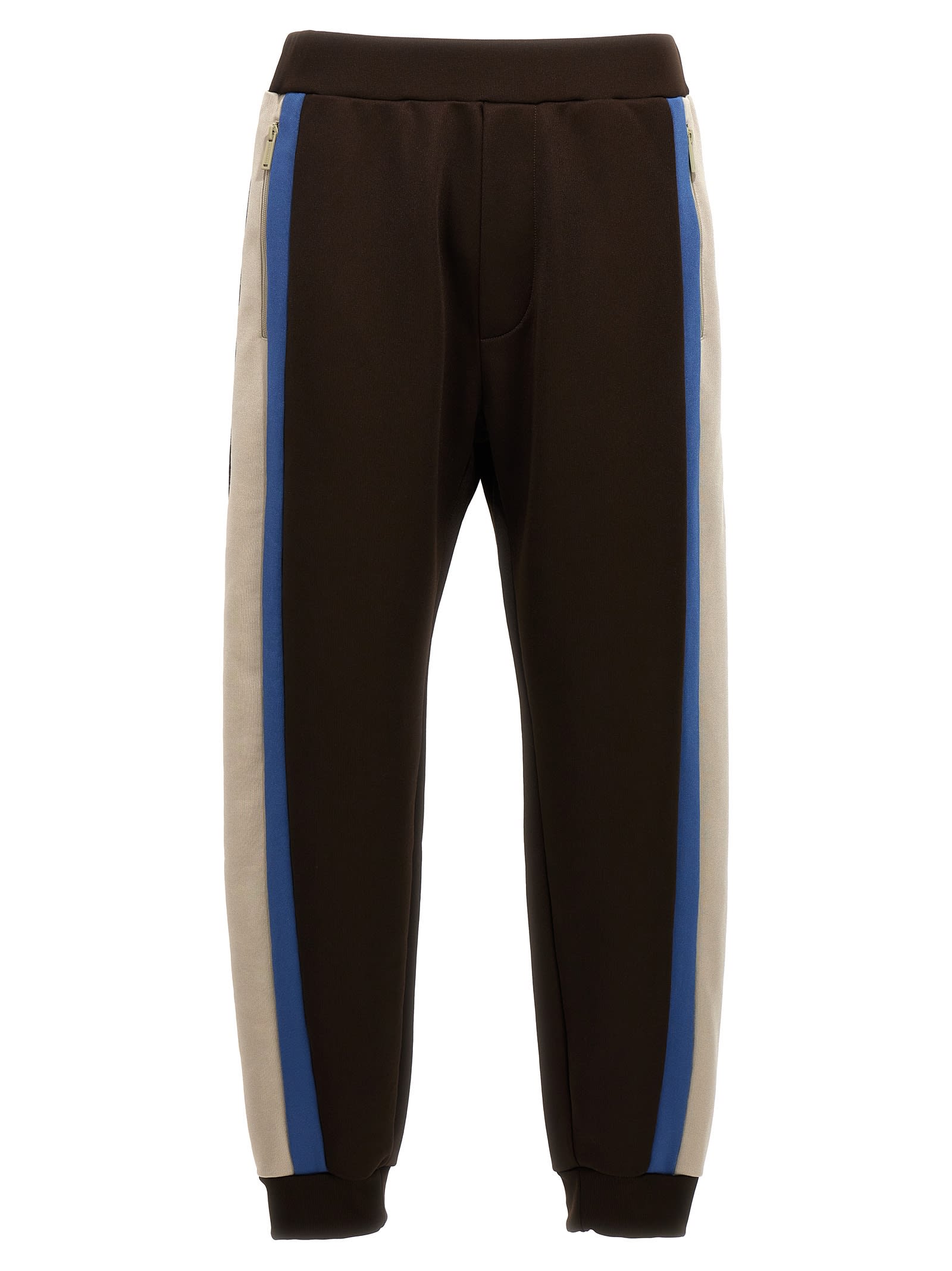 DSQUARED2 JOGGERS WITH CONTRAST BANDS