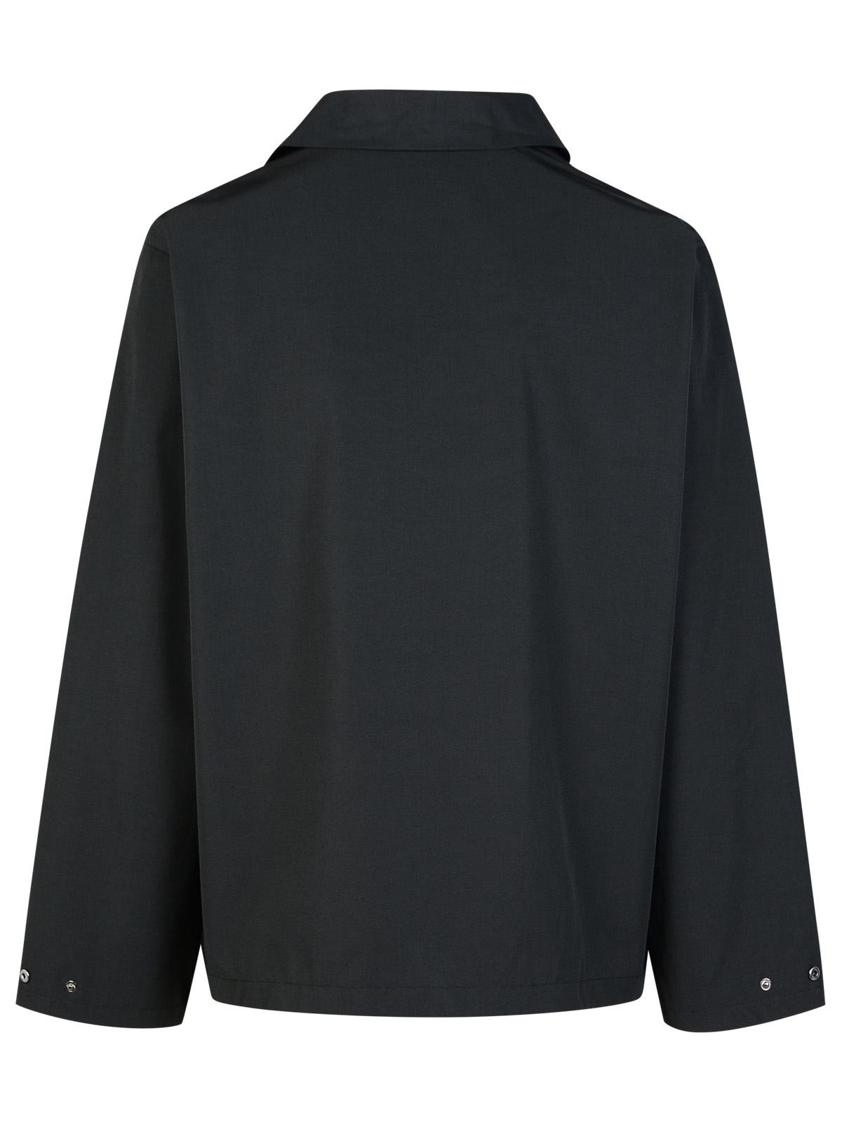 Shop Apc Regis Black Cotton Blend Shirt