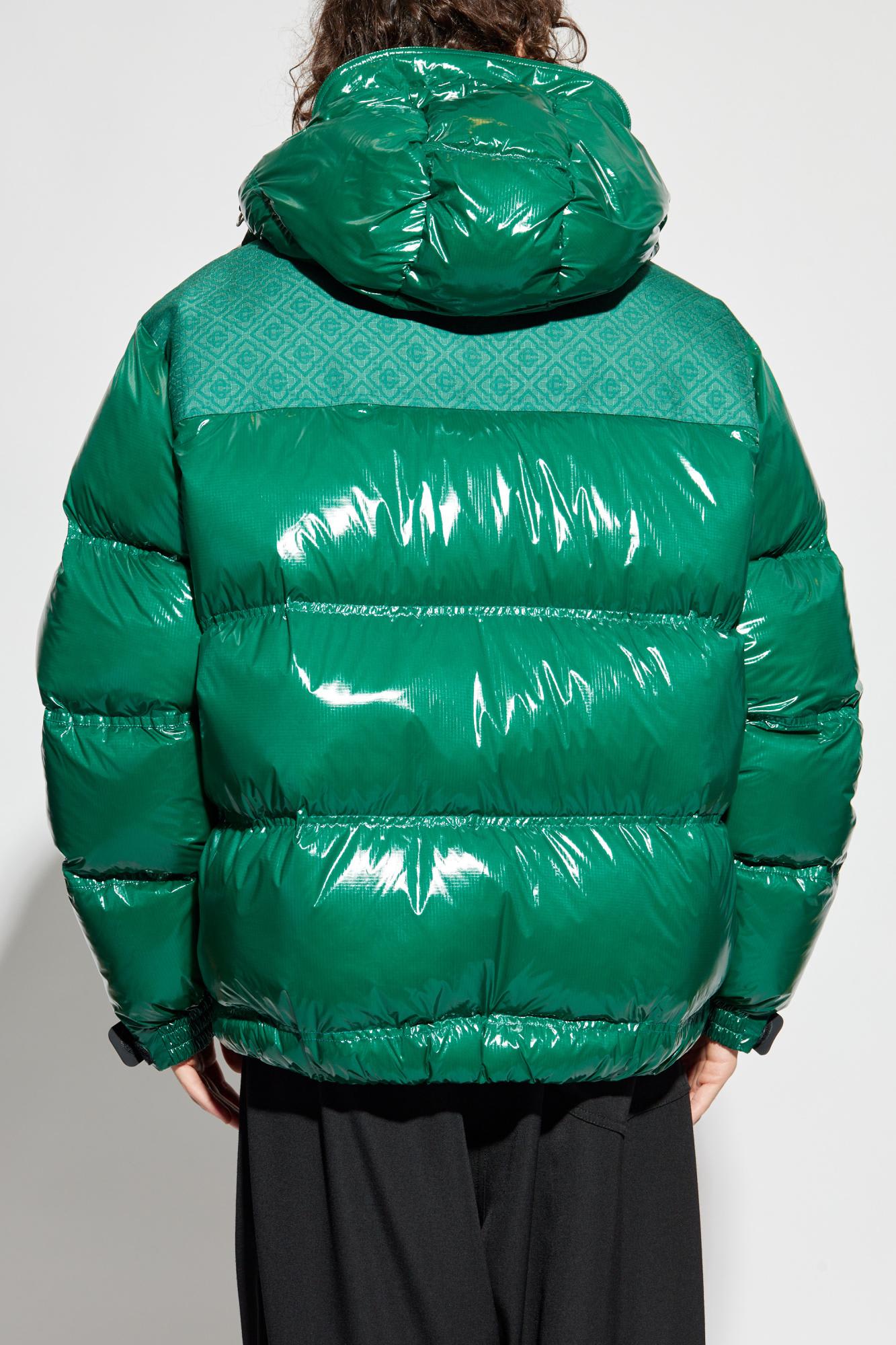 Casablanca Down-filled Relaxed Fit Puffer Jacket In Green